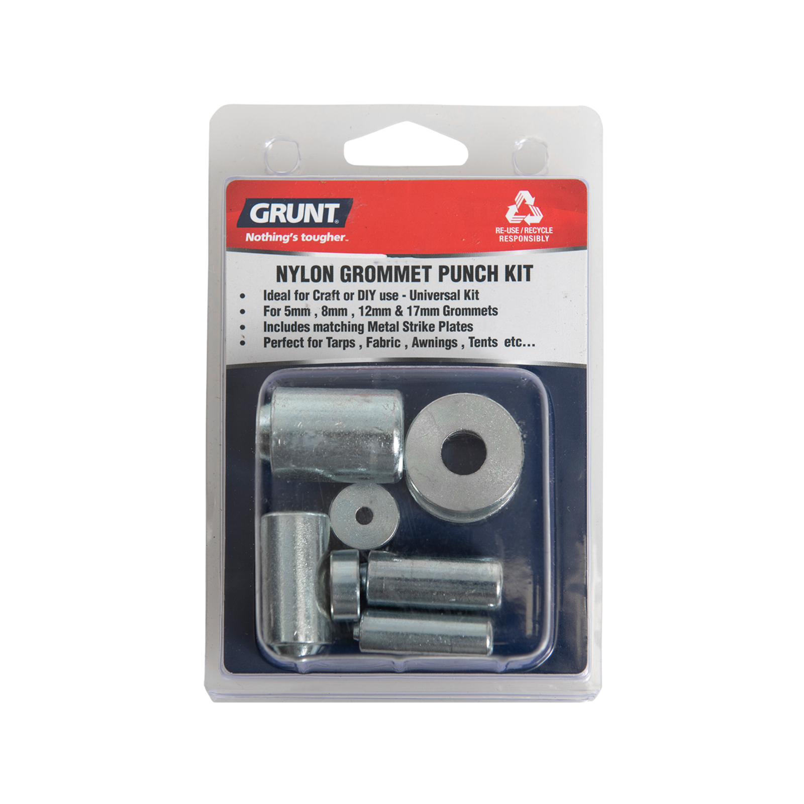Grunt Nylon Grommet Punch Tool Kit Bunnings Australia