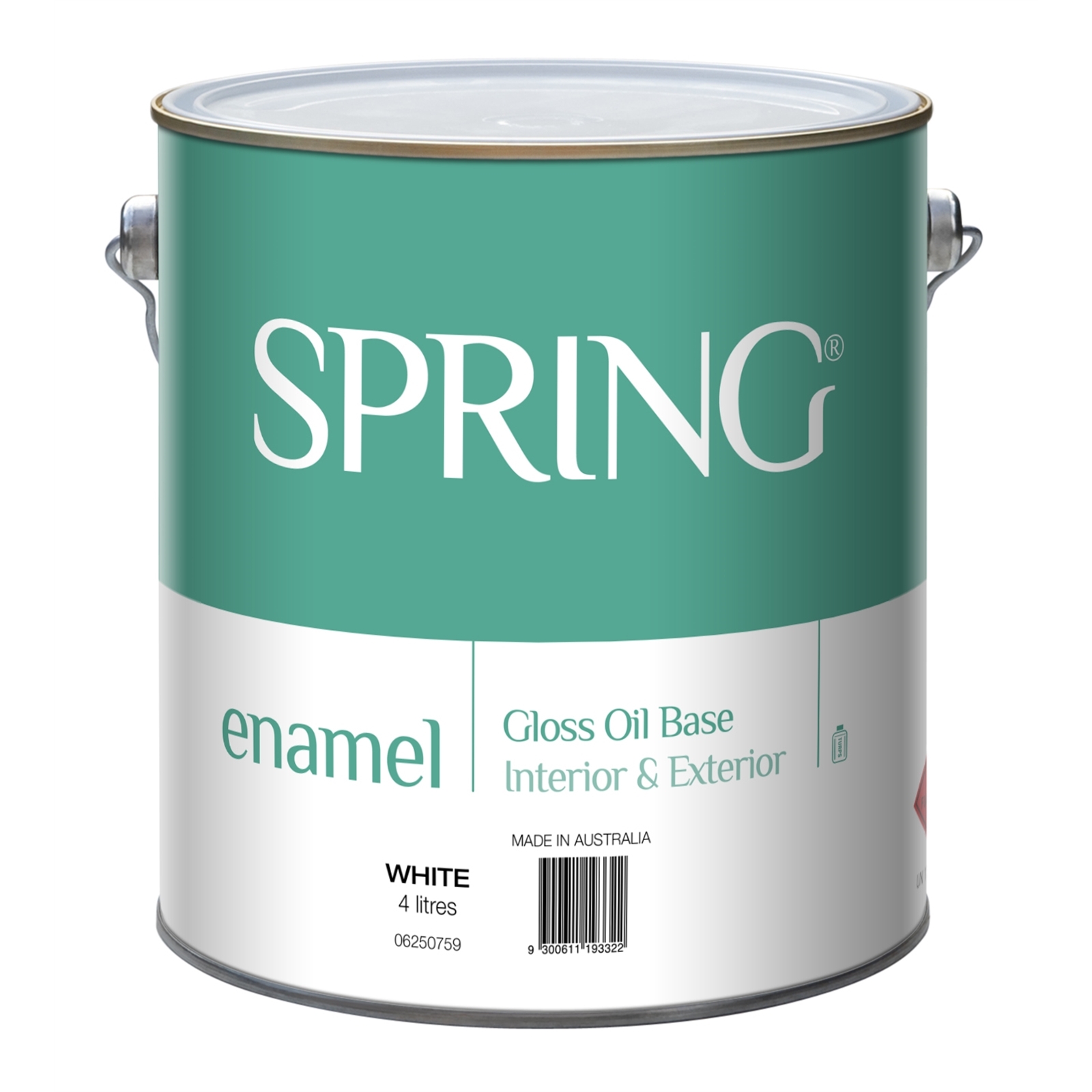 Spring 4L Gloss White Enamel Paint Bunnings Australia