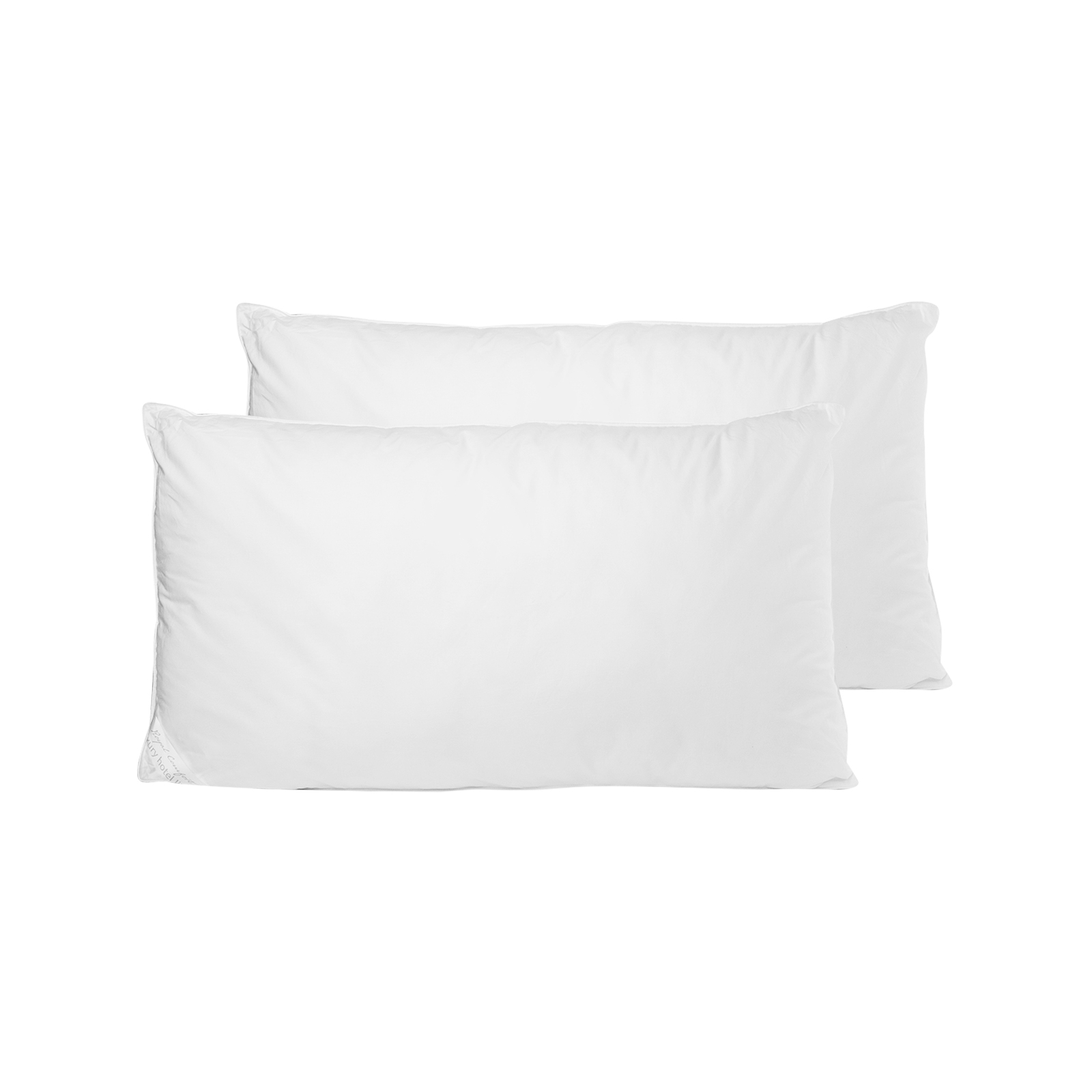 2 Pack Royal Comfort Cotton Cover 233TC Microfibre Pillow White 2 Pack