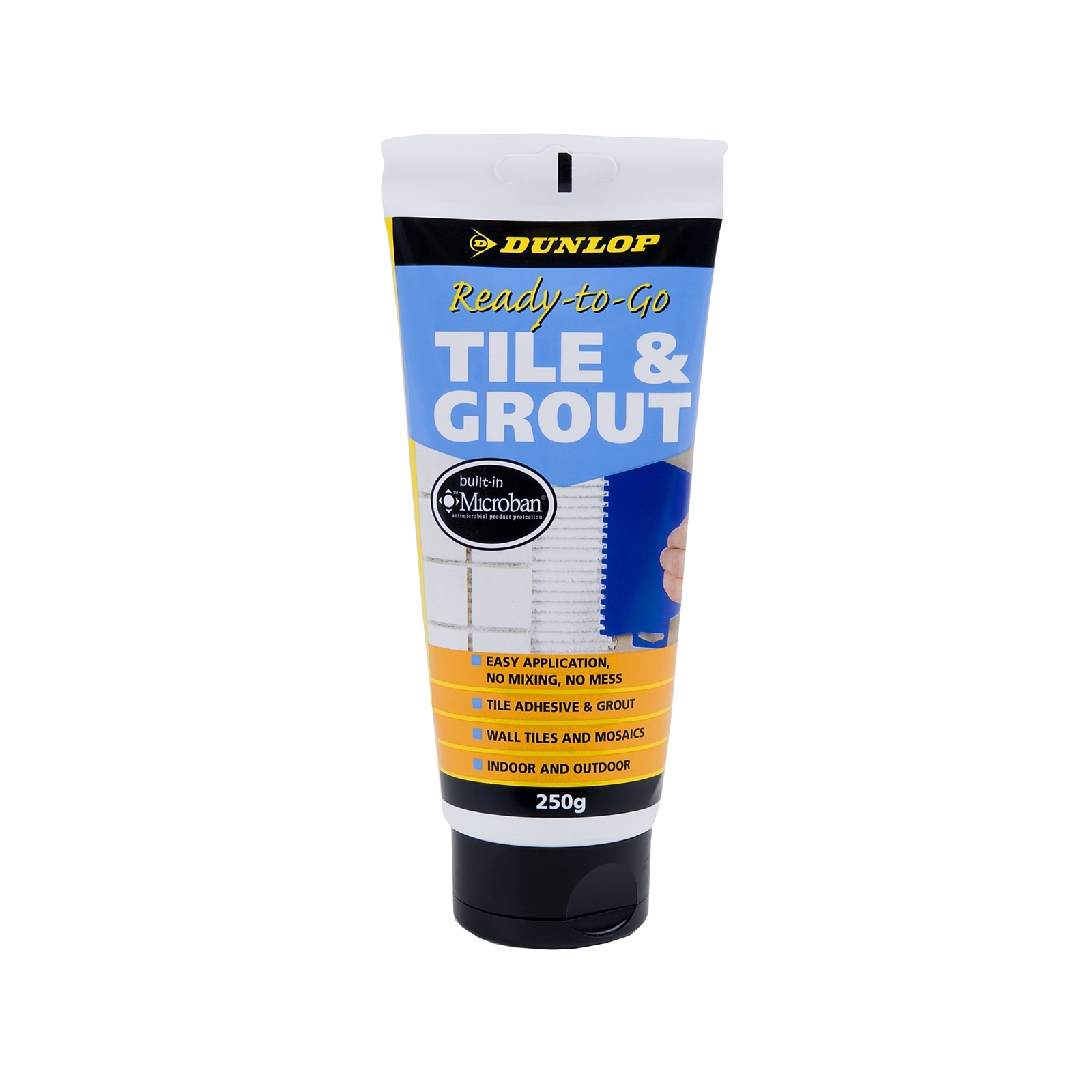 Dunlop 250g White Ready To Go Tile Adhesive And Grout Bunnings Australia