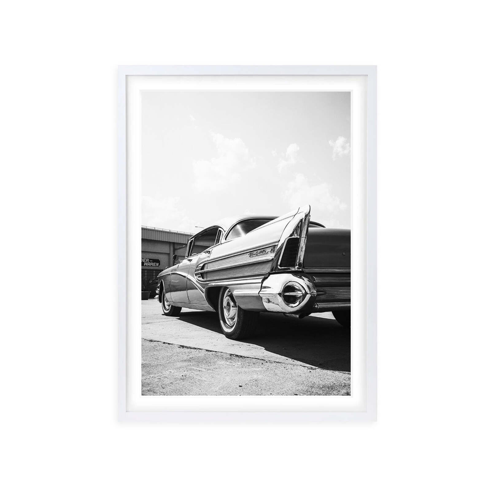 Wall Art's Vintage Car Framed A1 Art Print - Bunnings Australia