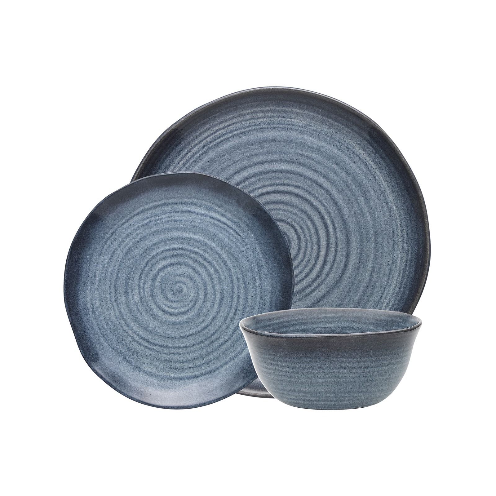 Ecology Ottawa Dinner Set 12pc Indigo Bunnings Australia