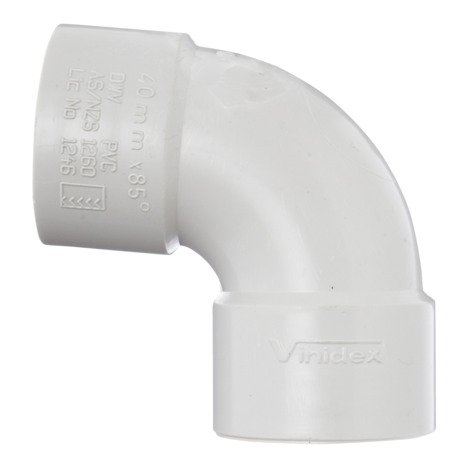 Vinidex 40mm 90° PVC DWV F&F Plain Bend Bunnings Australia