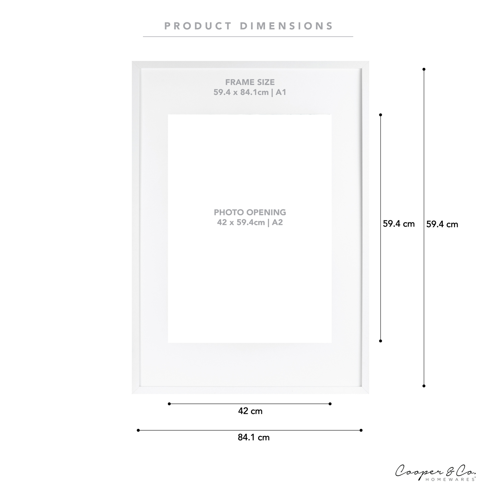 Cooper And Co A1 Mat To A2 White Premium Paradise Wooden Photo Frame Bunnings Australia 5133