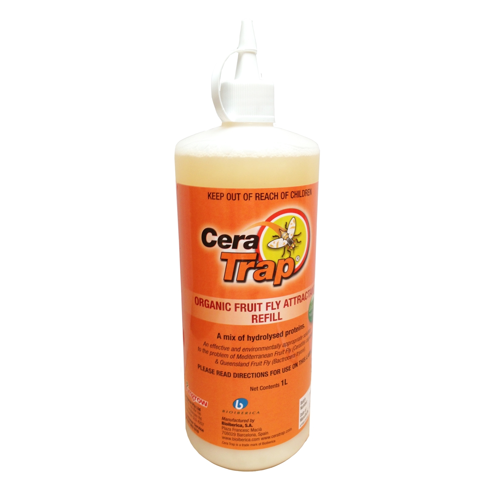 Amgrow Cera Trap 1L Organic Fruit Fly Attractant Refill Bunnings