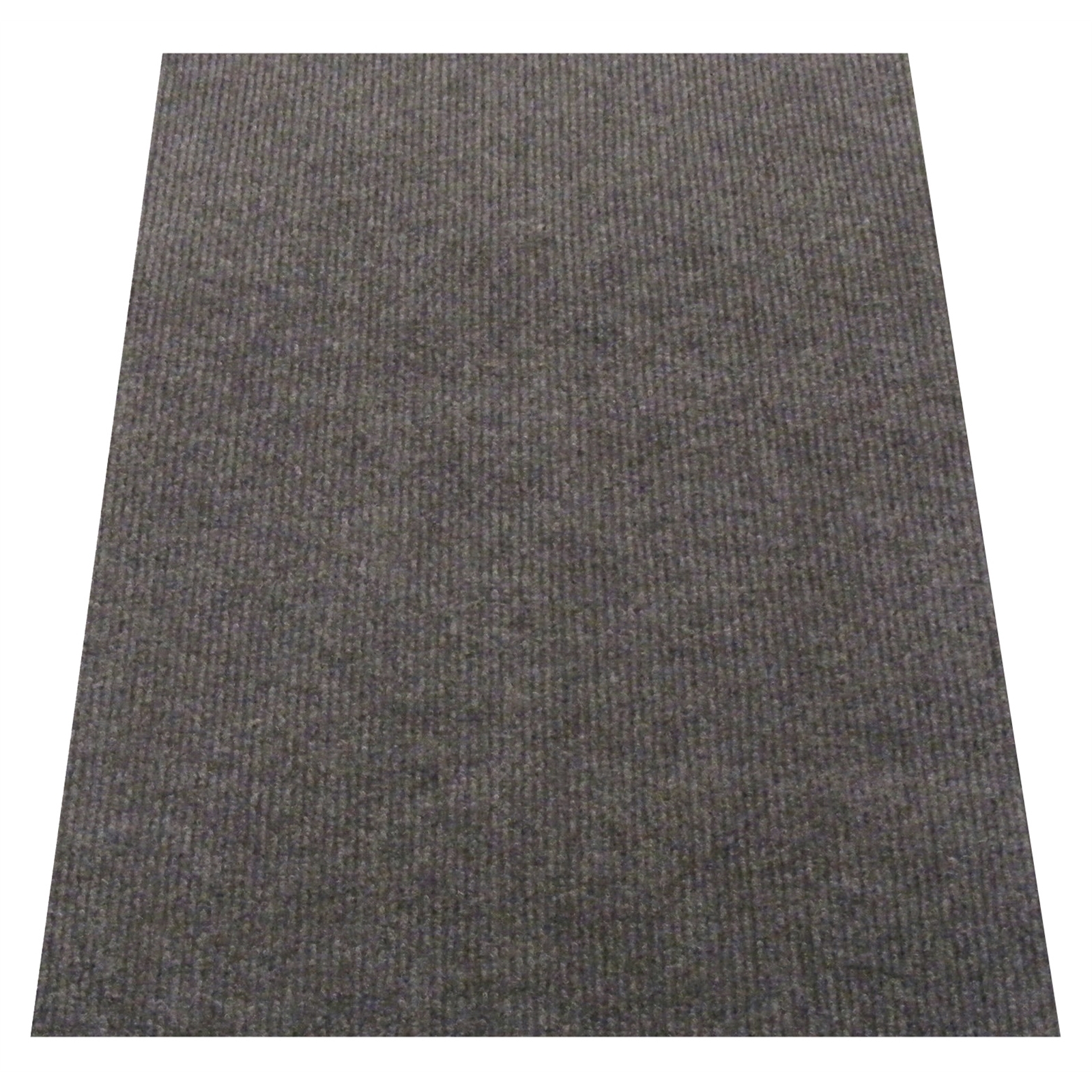 Ideal DIY 67cm Grey Oxford Ribbed Carpet Runner - Linear Metre