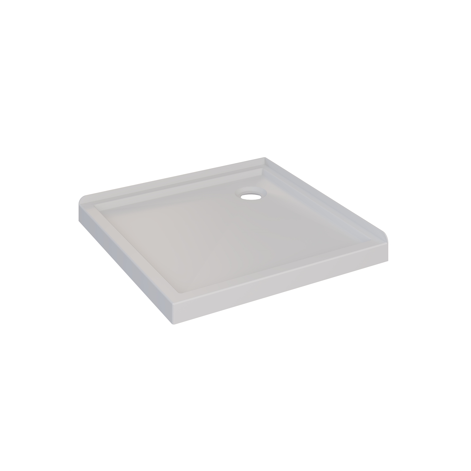 Stein 900 x 900mm Square Acrylic OffSet Shower Tray Bunnings New Zealand