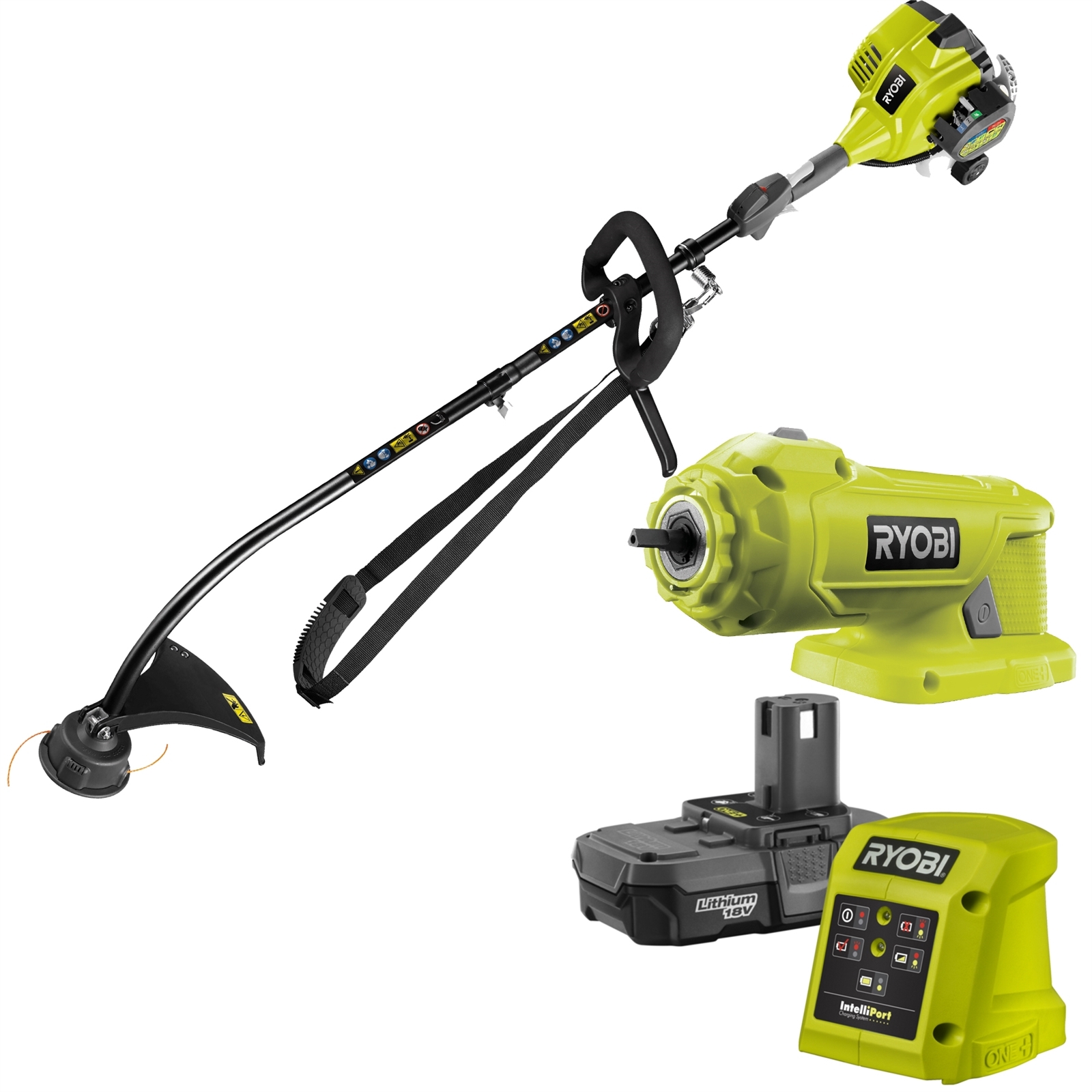 Ryobi 25.4cc Easy Start Line Trimmer Kit Bunnings Australia