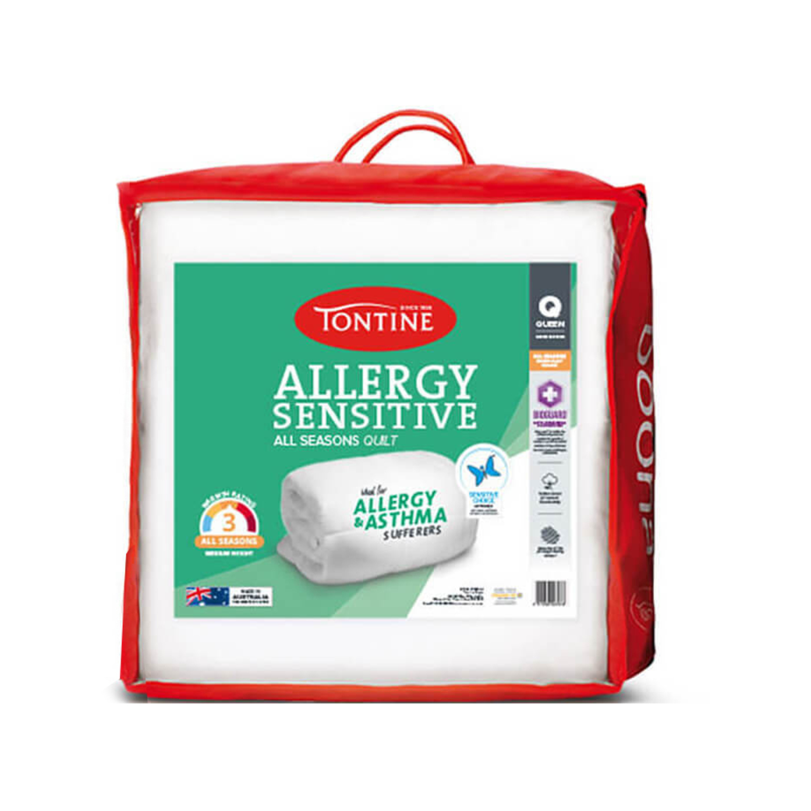 Tontine Allergy Sensitive Quilt All Seasons Queen Bed Bunnings
