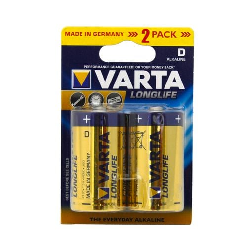Varta D Alkaline Batteries 2 Pack Bunnings New Zealand