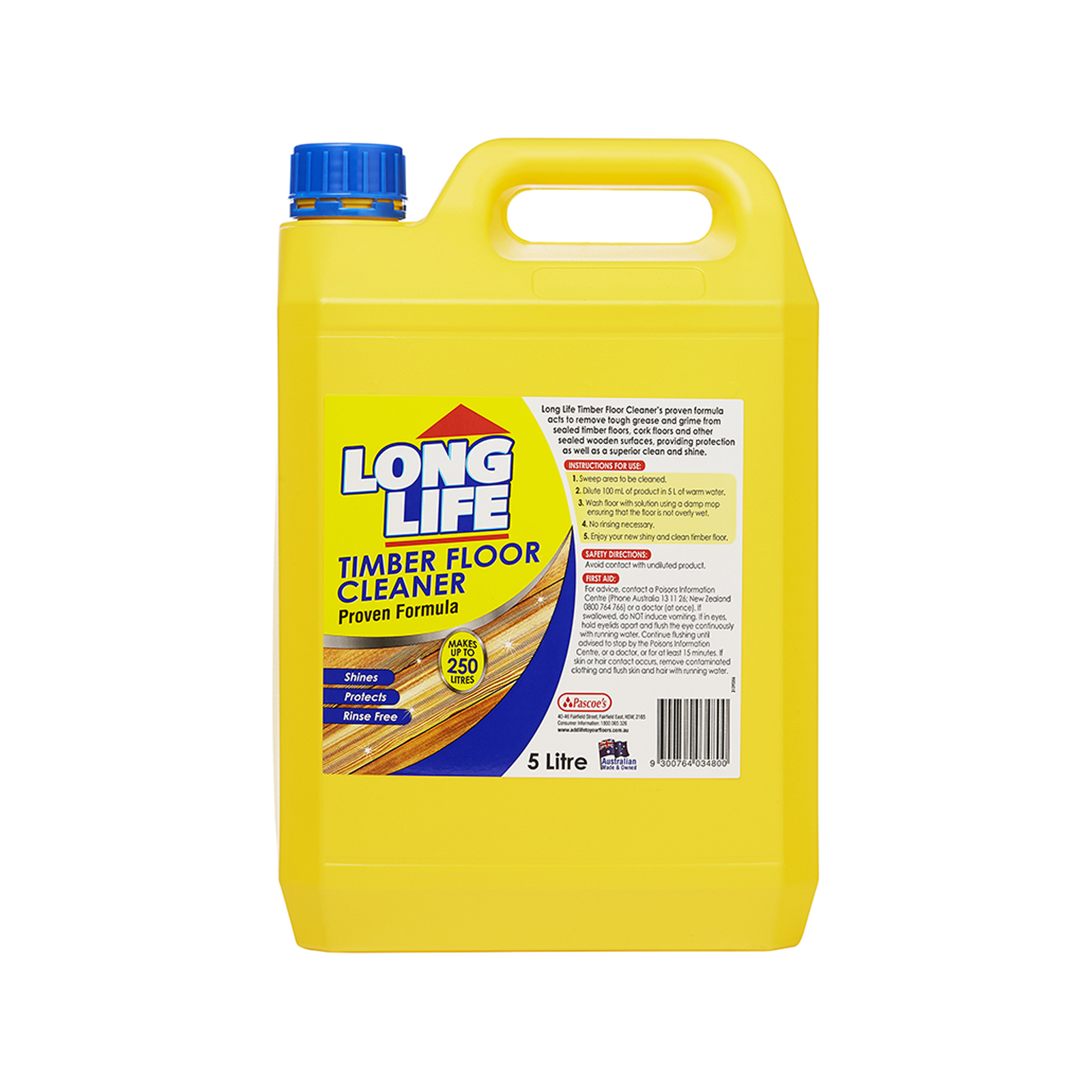 Long Life 5L Timber Floor Cleaner Bunnings Australia
