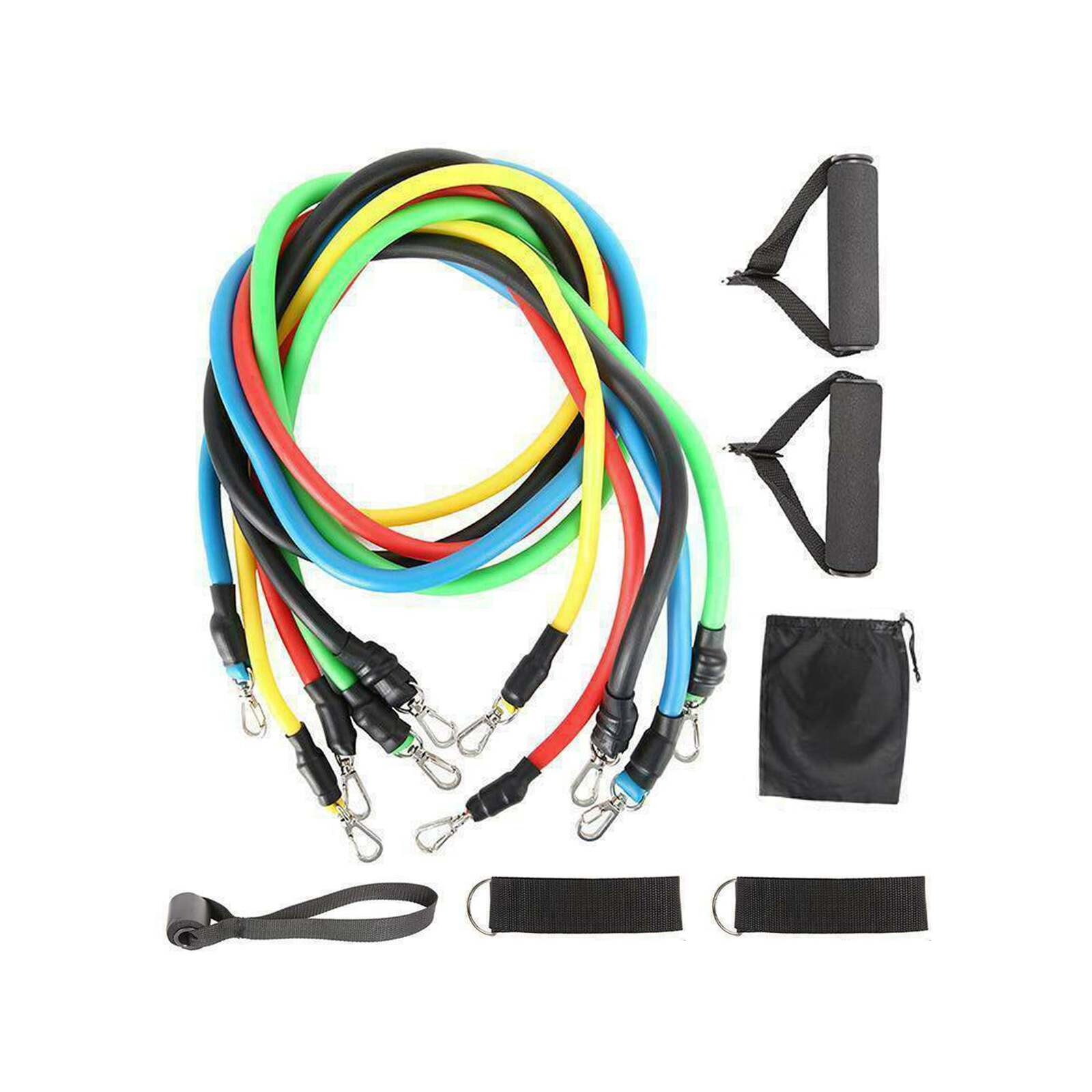 11Pcs/Set Gym Fitness Elastic Belt Bunnings Australia