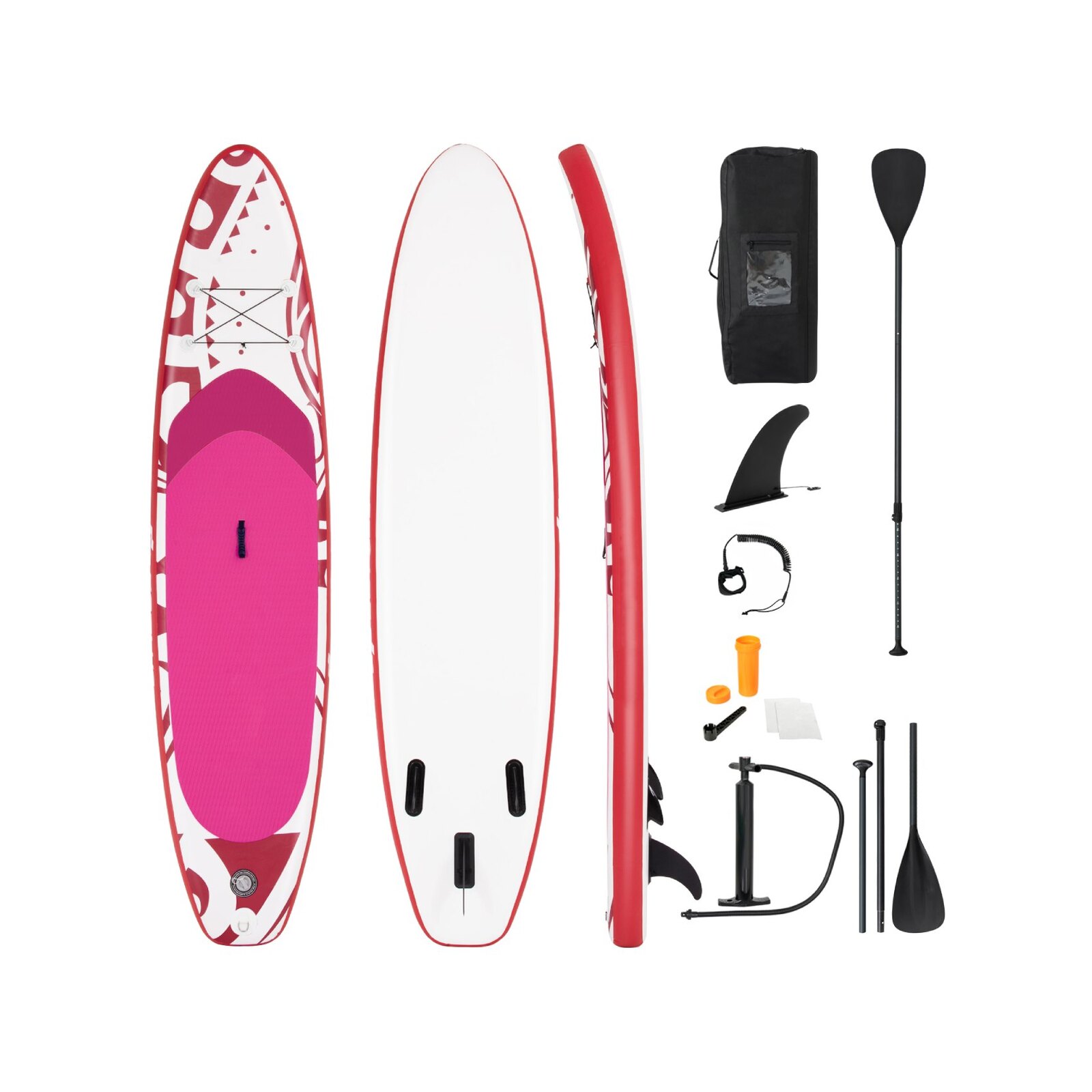 Costway 10.5' Stand Up Paddle Board Inflatable SUP, Pink - Bunnings ...