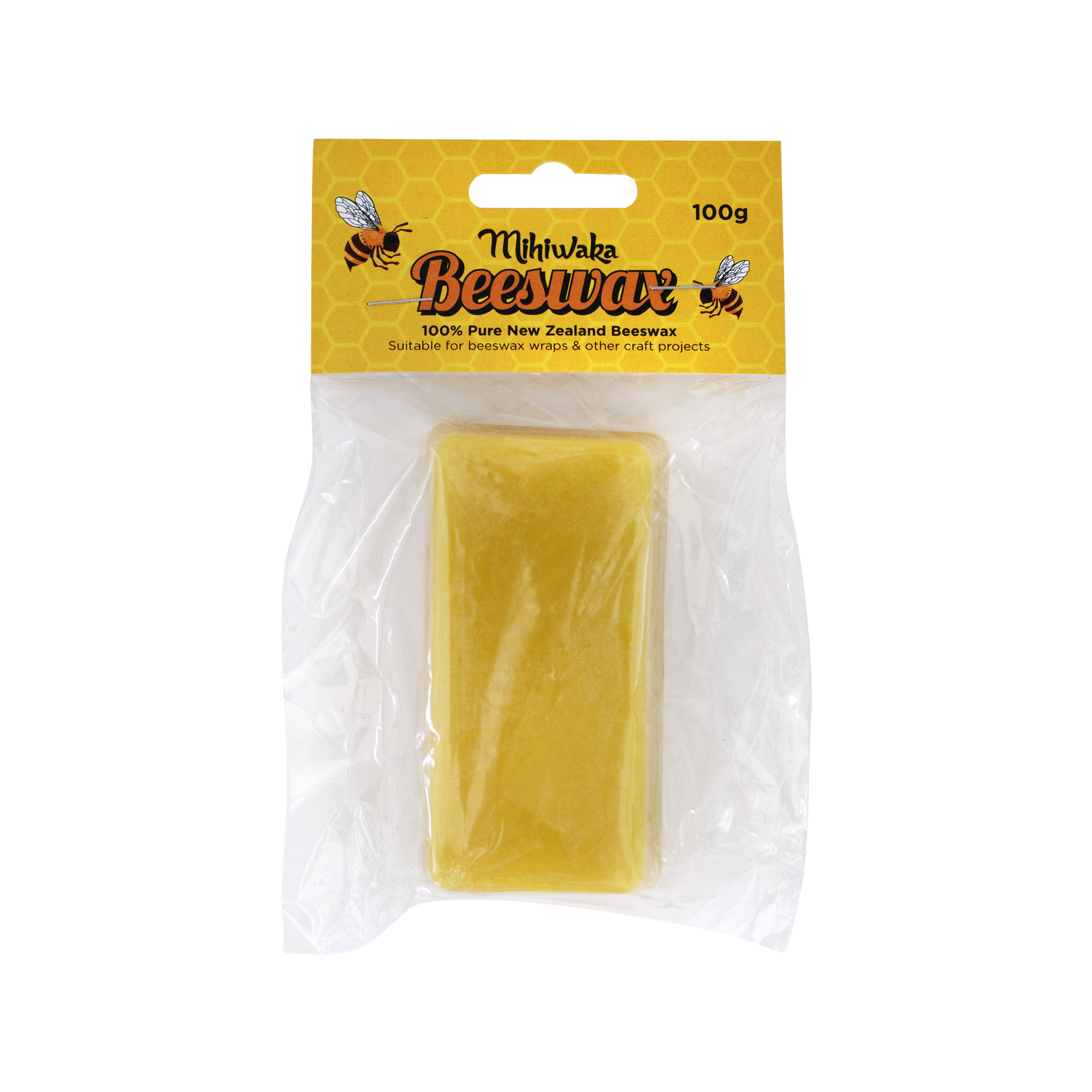 Mihiwaka 100g Beeswax Block Bunnings New Zealand