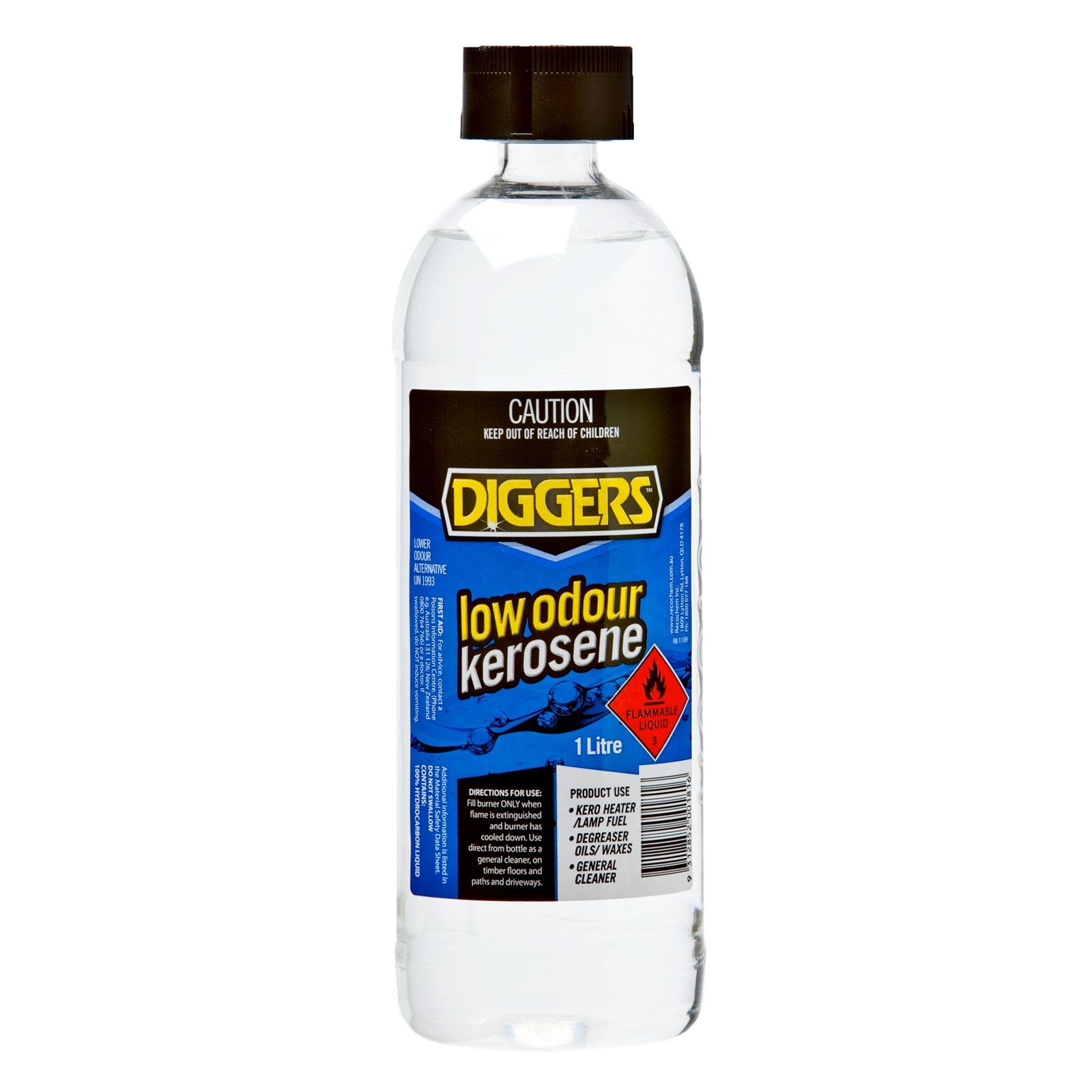 Diggers 1L Low Odour Kerosene - Bunnings Australia