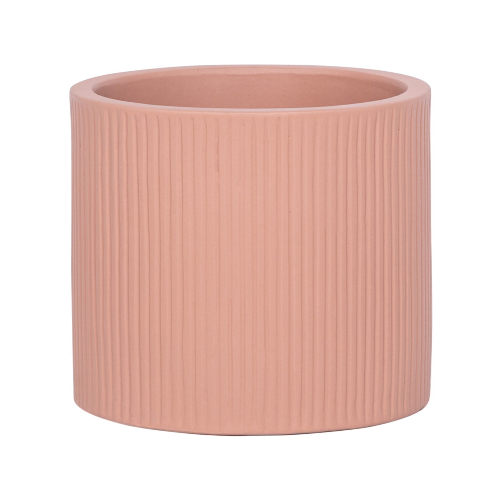 Lotus 18 x 16cm Clay Round Linear Ceramic Pot Bunnings Australia