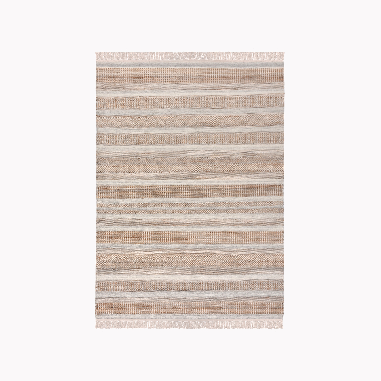 160 X 230cm Makani Hand Woven Jute Rug Bunnings Australia