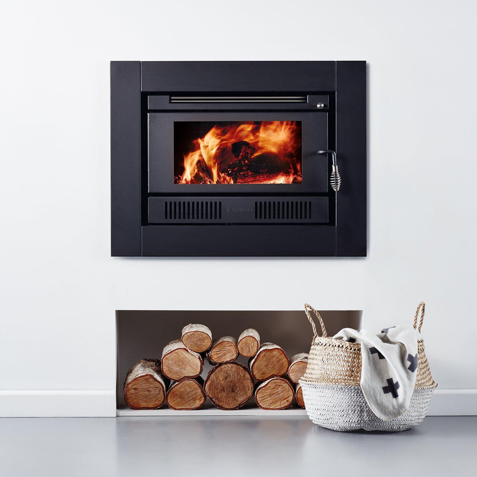 Scandia Warmbrite Wall Mount Fascia - Warmbrite 200i Black - Bunnings  Australia