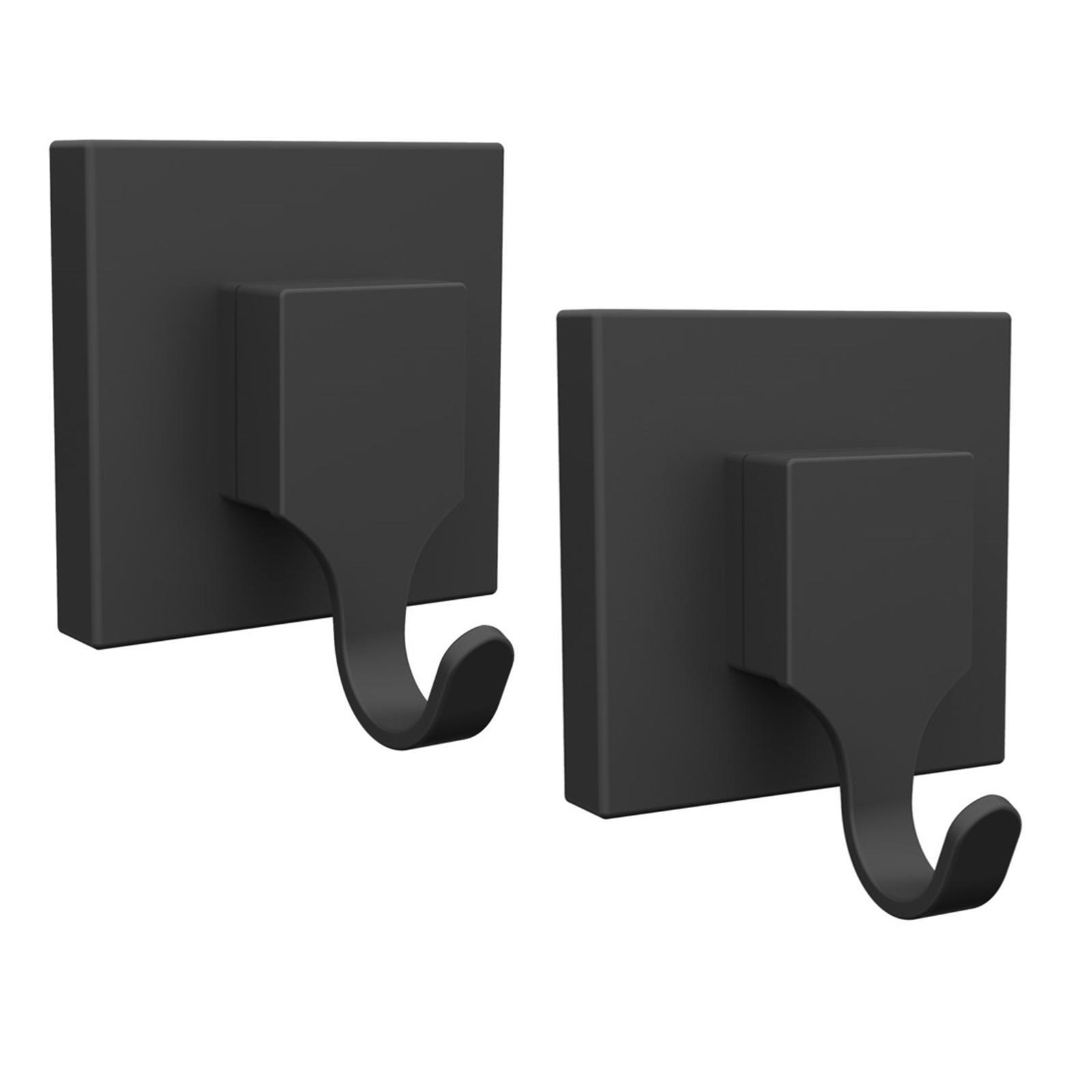 Fusion-Loc 13kg Matte Black Suction Bathroom Hook - 2 Pack - Bunnings ...