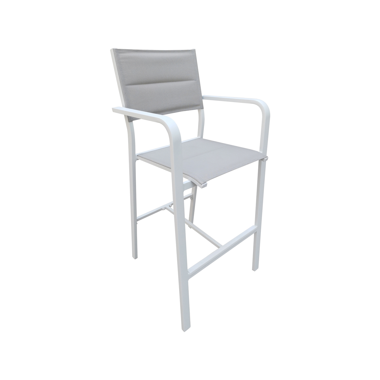 Mimosa White Solaris Padded Sling Bar Chair Bunnings Australia
