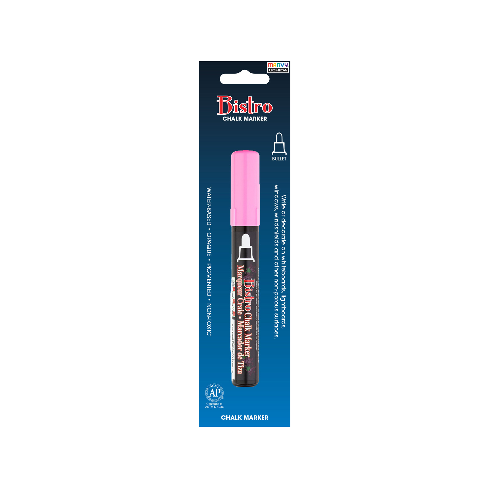 Marvy Chalk Fluro Pink Marker Bunnings New Zealand