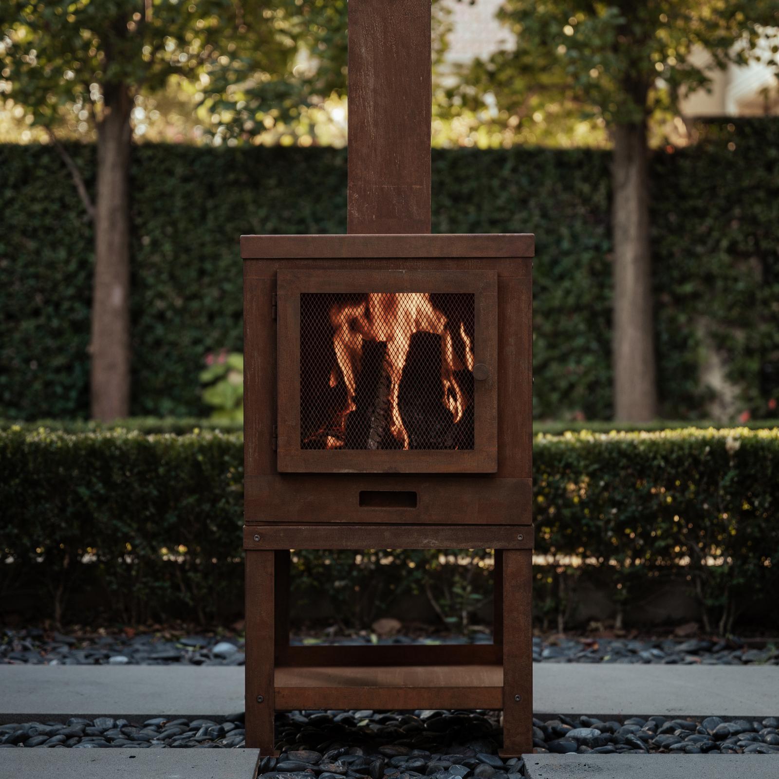 Rustic Outdoor Fireplace Bunnings Australia