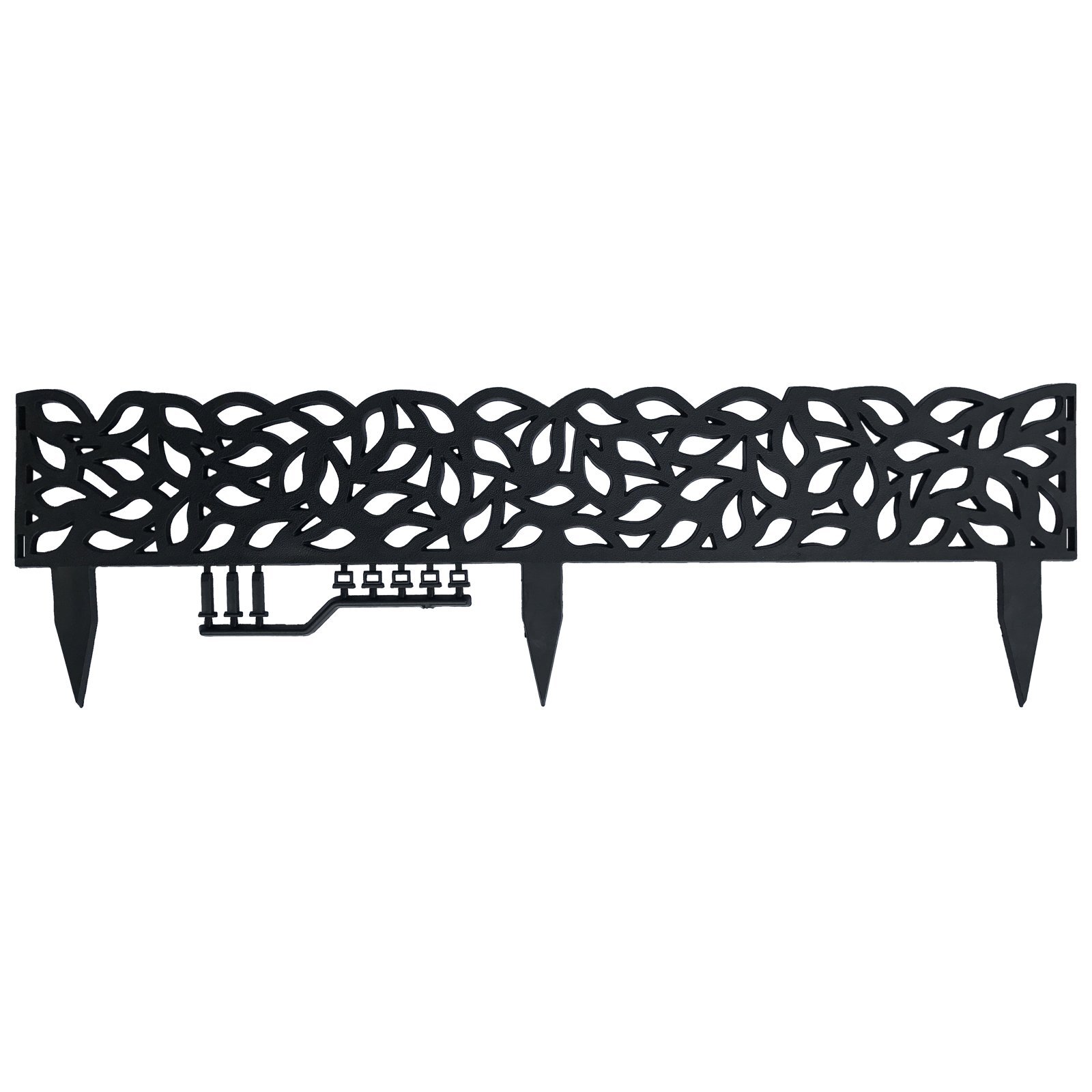 Matrix 900 x 150mm Charcoal Falling Leaves Garden Edging Bunnings Australia