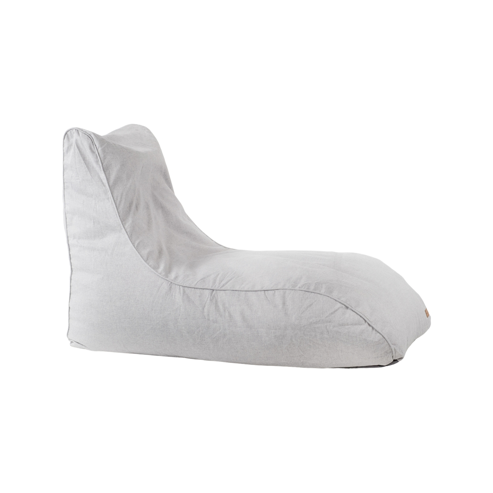 Indoor Bean Bag Daybed Lounger Luxury Bean Bag Cover Grey