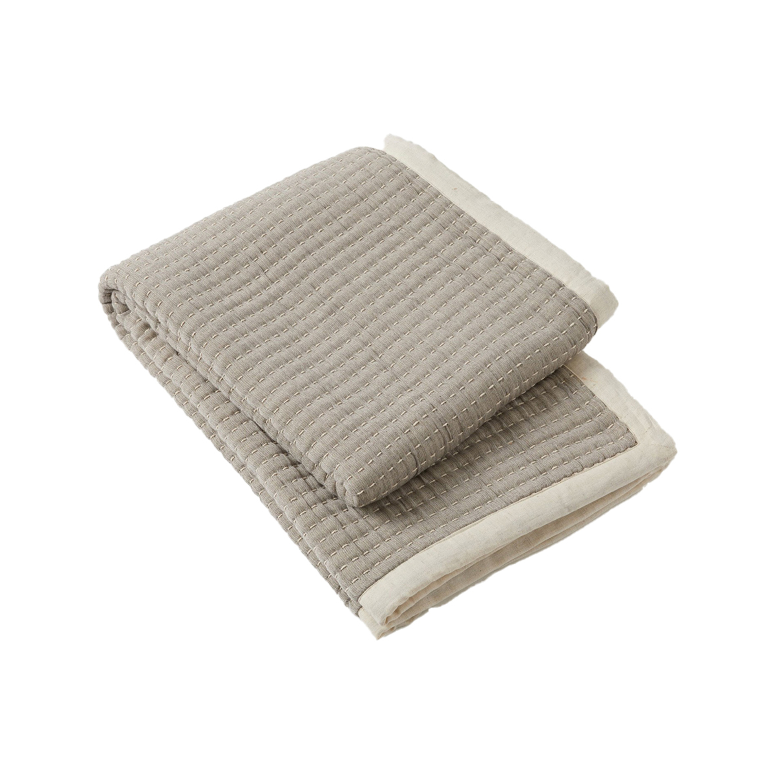 Pilbeam Living Berkeley 130x170cm Cotton Throw - Taupe - Bunnings Australia