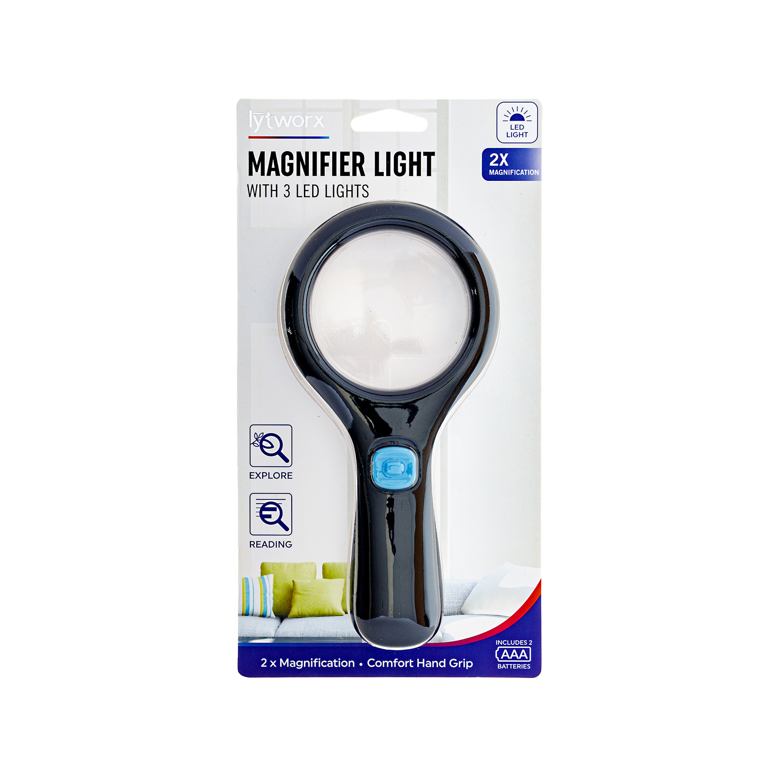 Lytworx Magnifier With 3 LED Lights Bunnings New Zealand