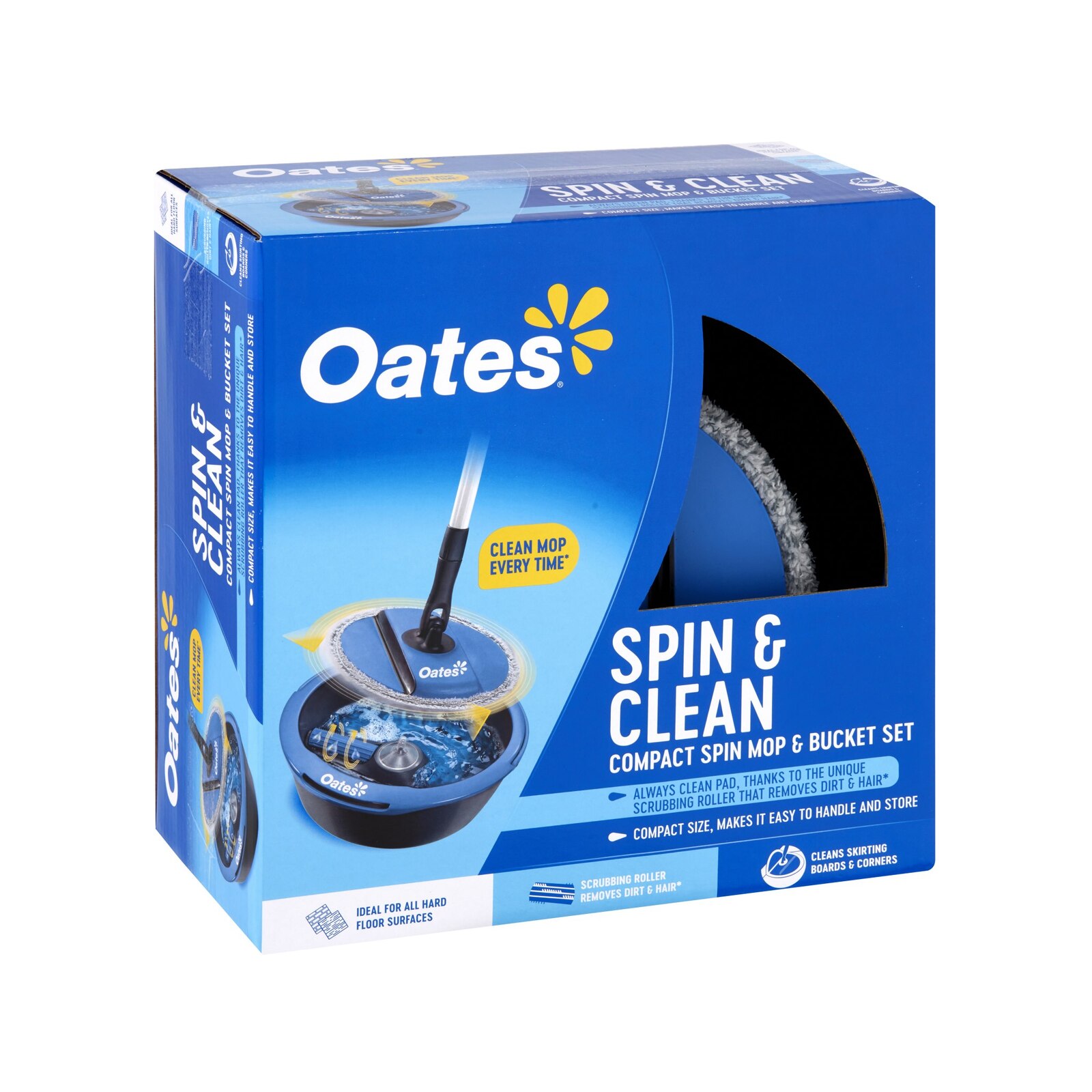 Oates Spin & Clean Compact Spin Mop & Bucket Set Bunnings Australia