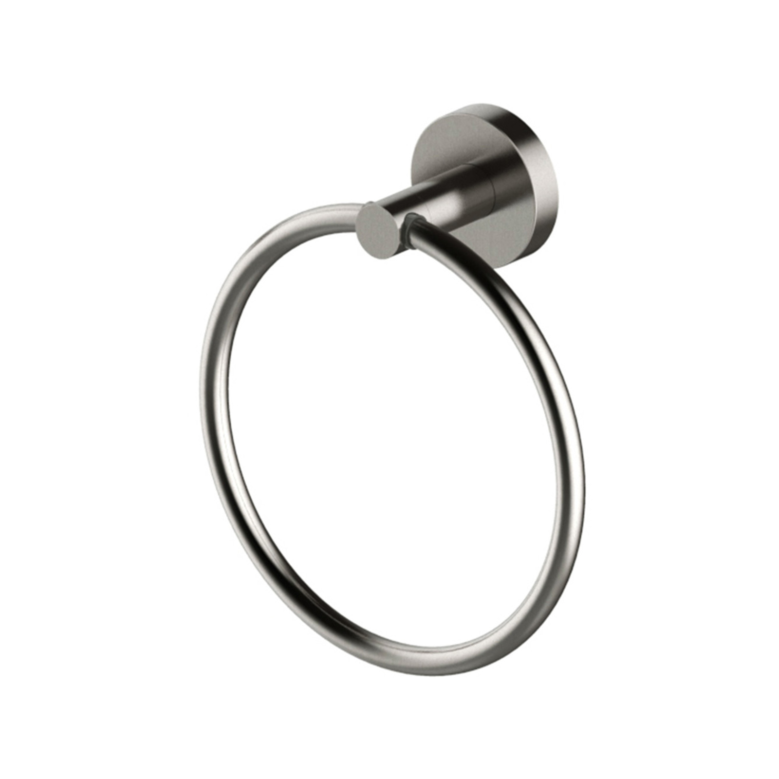 Gareth Ashton Brushed Nickel Towel Ring - Bunnings Australia