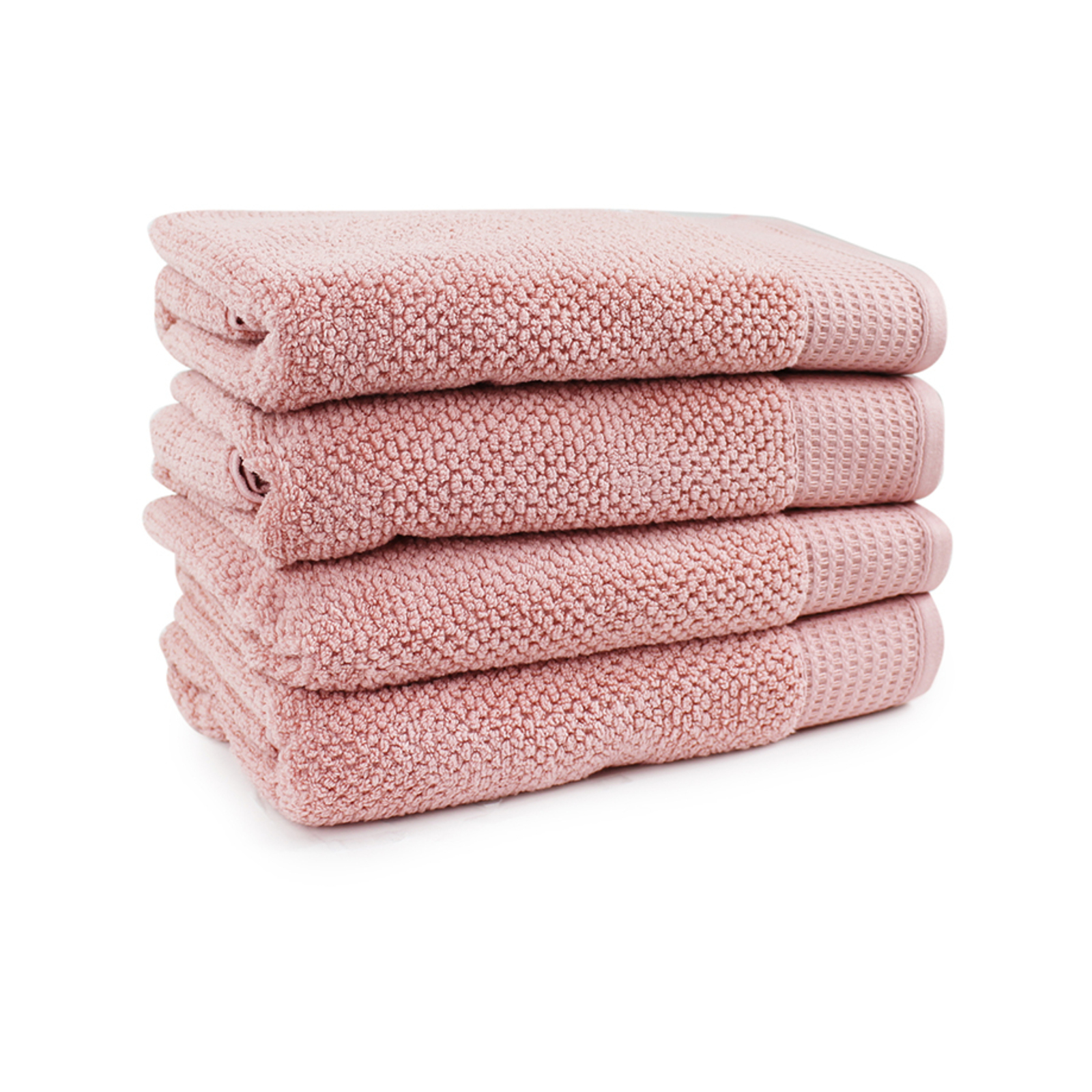 4pc Onkaparinga 69x140cm Avalon Bath Towel 550GSM Dusty Primrose