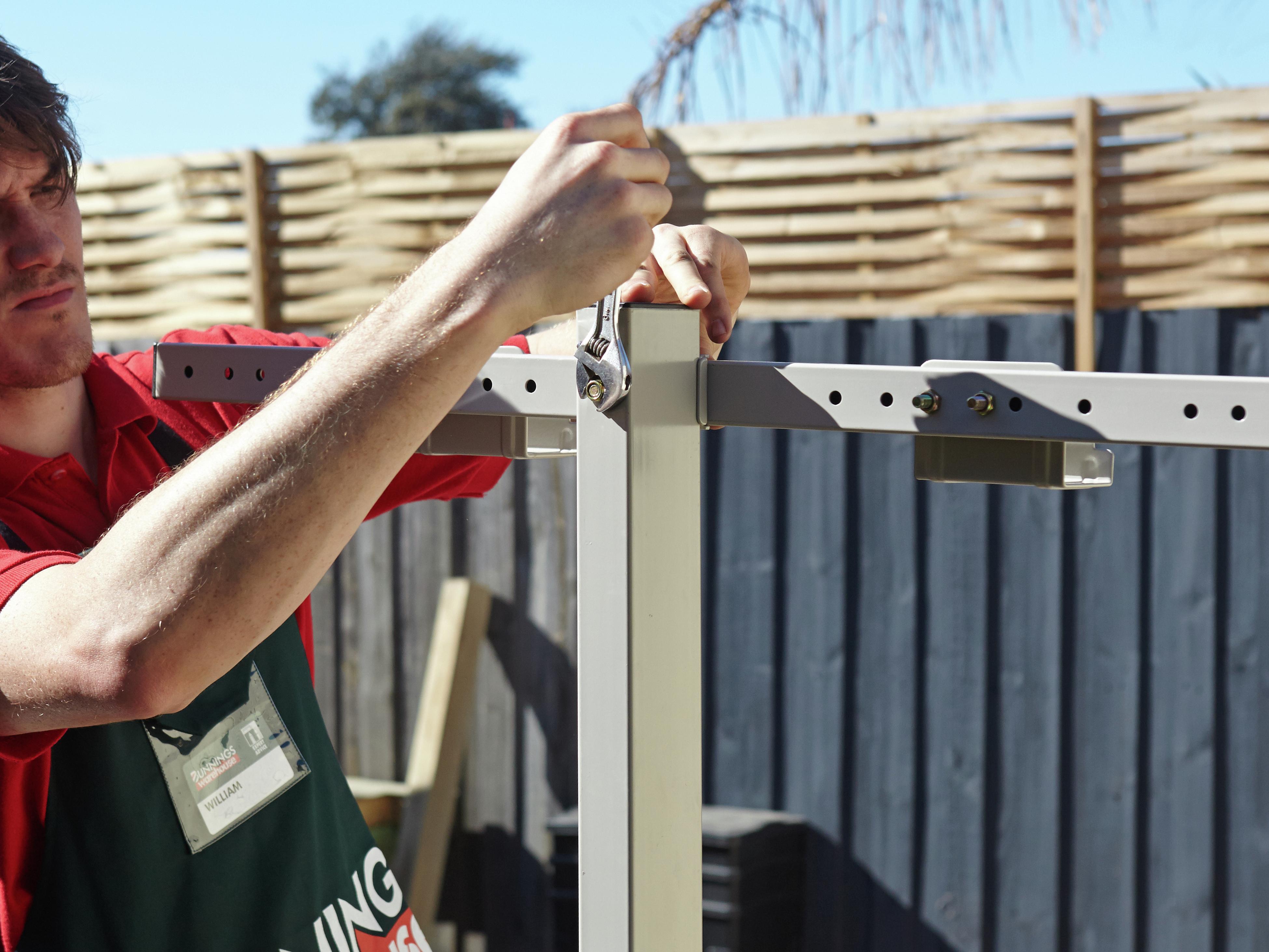 Bunnings wall mounted clothes line hot sale