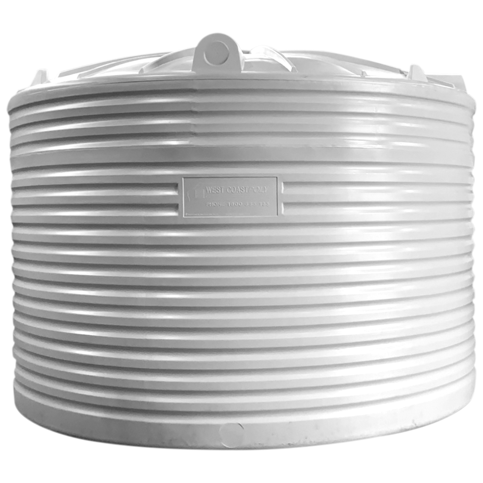 West Coast Poly 27500L White Round Poly Water Tank Bunnings Australia