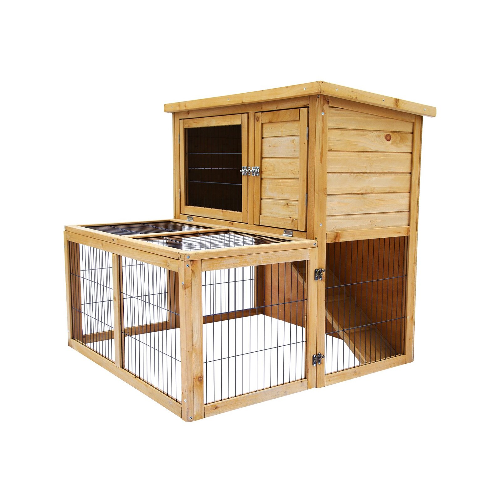 Furtastic 2Storey Chicken Coop & Rabbit Hutch With Large Run