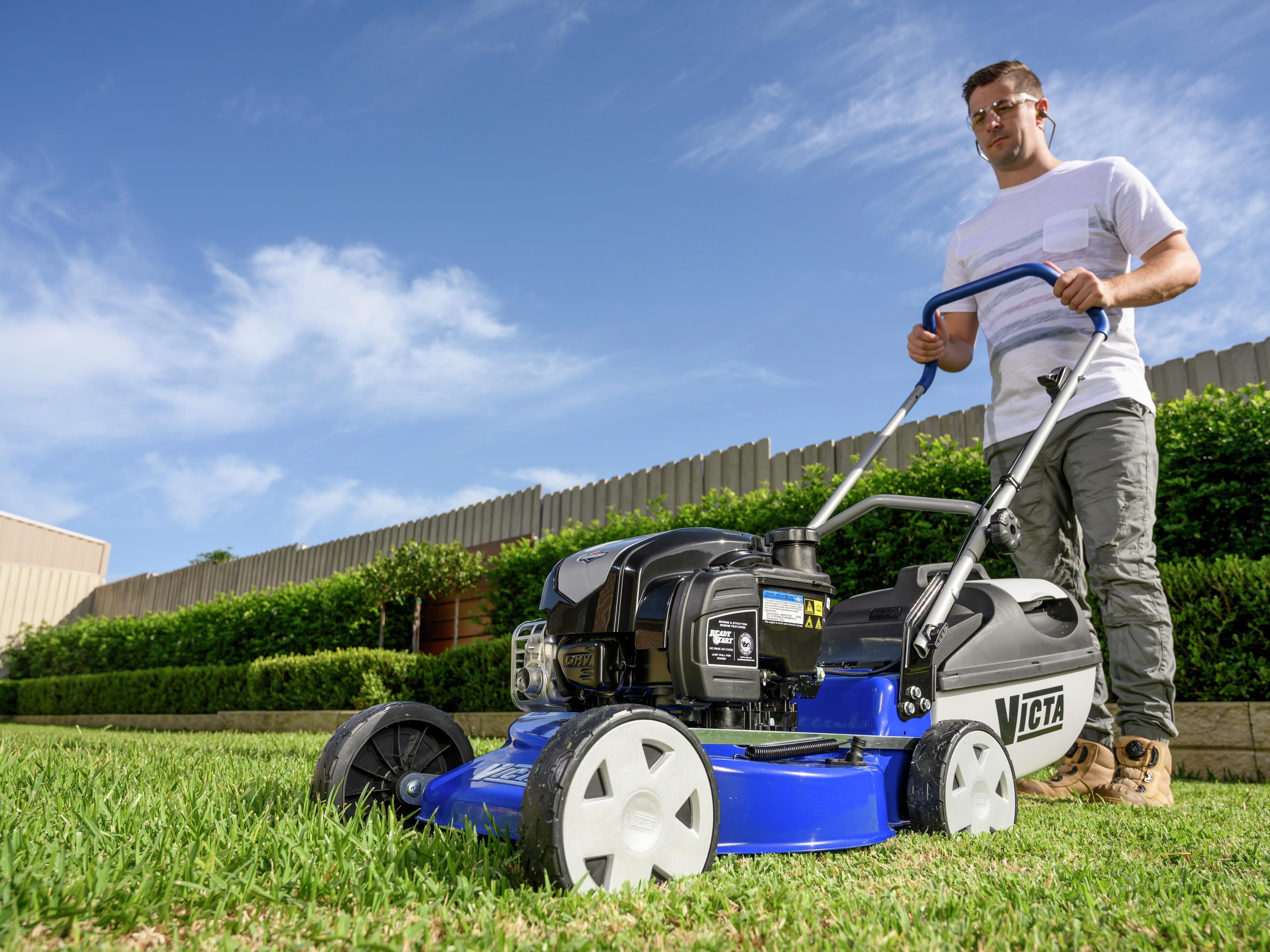 Bunnings grass cutting deals machine