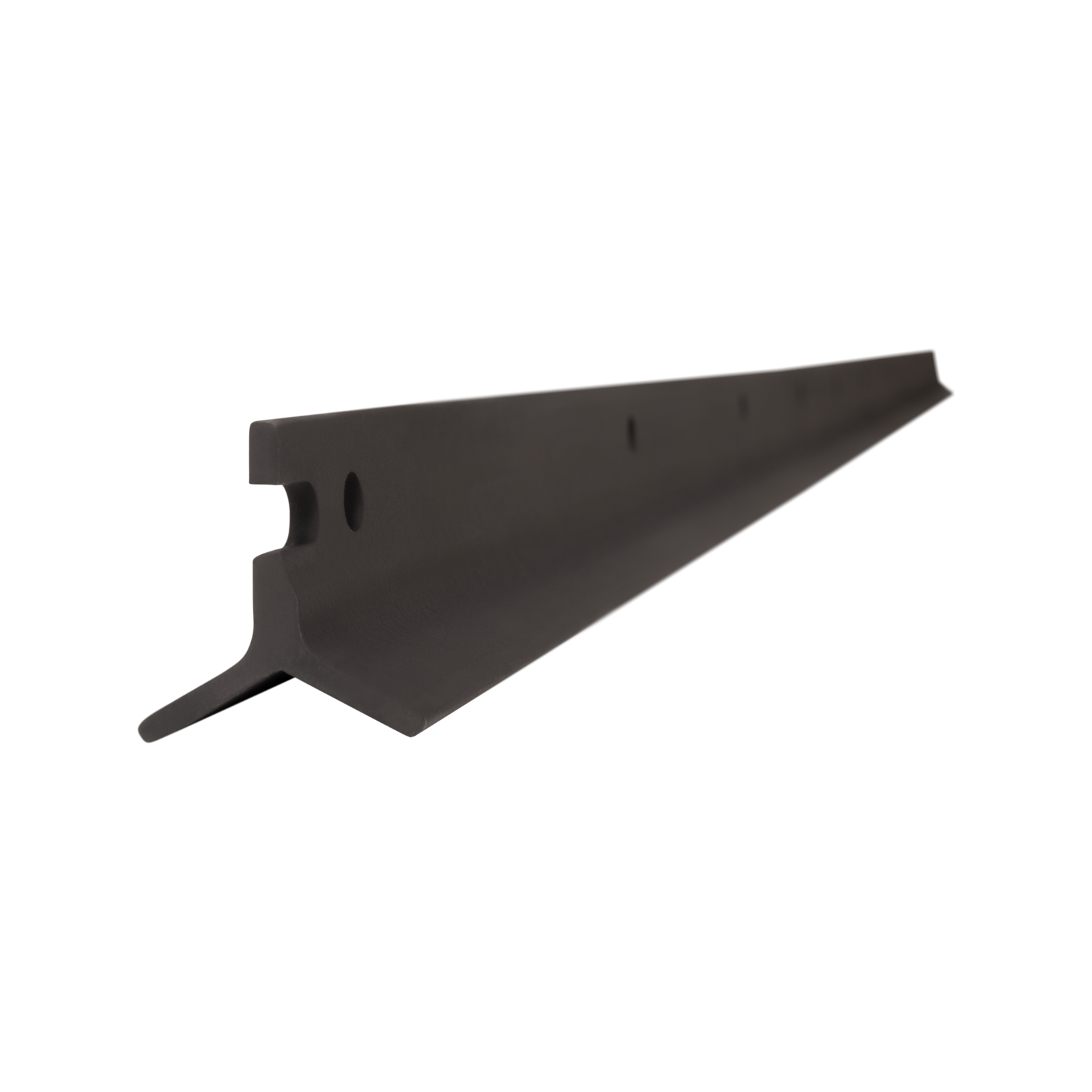 Summit Steel & Wire 2.60m 8 Hole Black Tar Coated Y Post Bunnings New