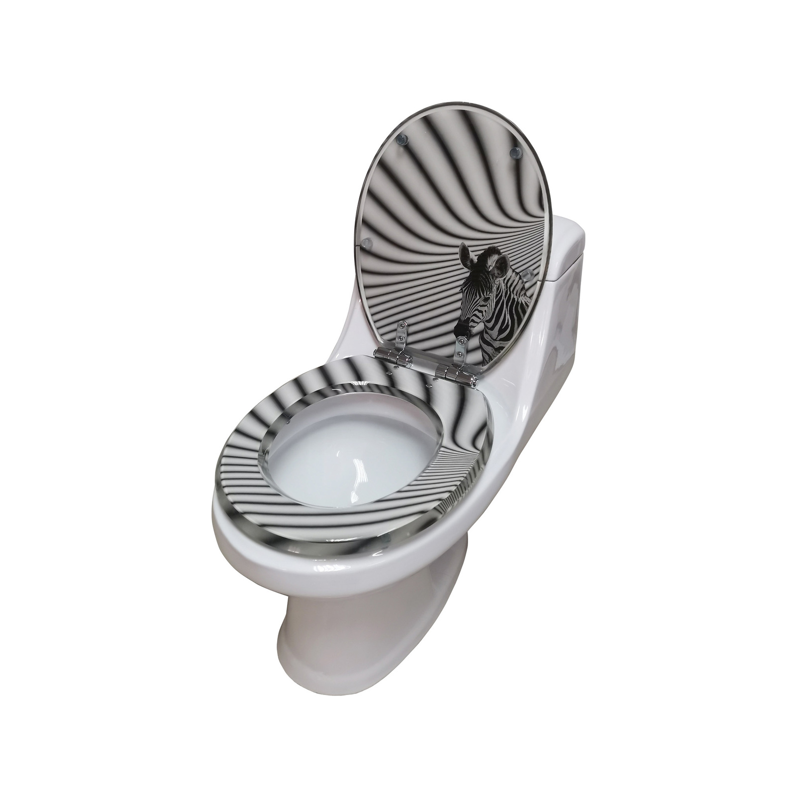 Loo With A View Zebra Soft Close Toilet Seat Bunnings Australia