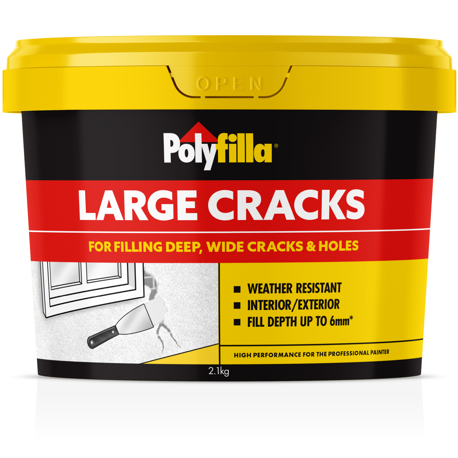 Poly 2.1kg Large Polyfilla Cracks Filler Bunnings Australia