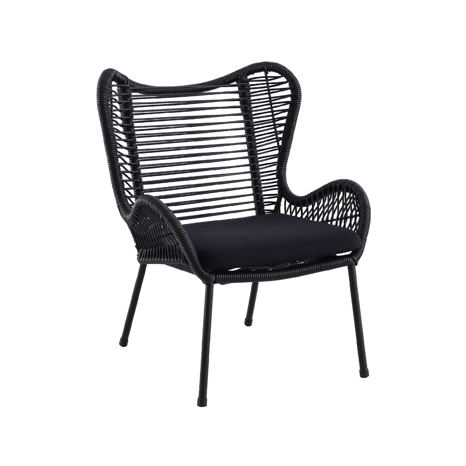 Mimosa Black Wicker Butterfly Chair Bunnings Australia