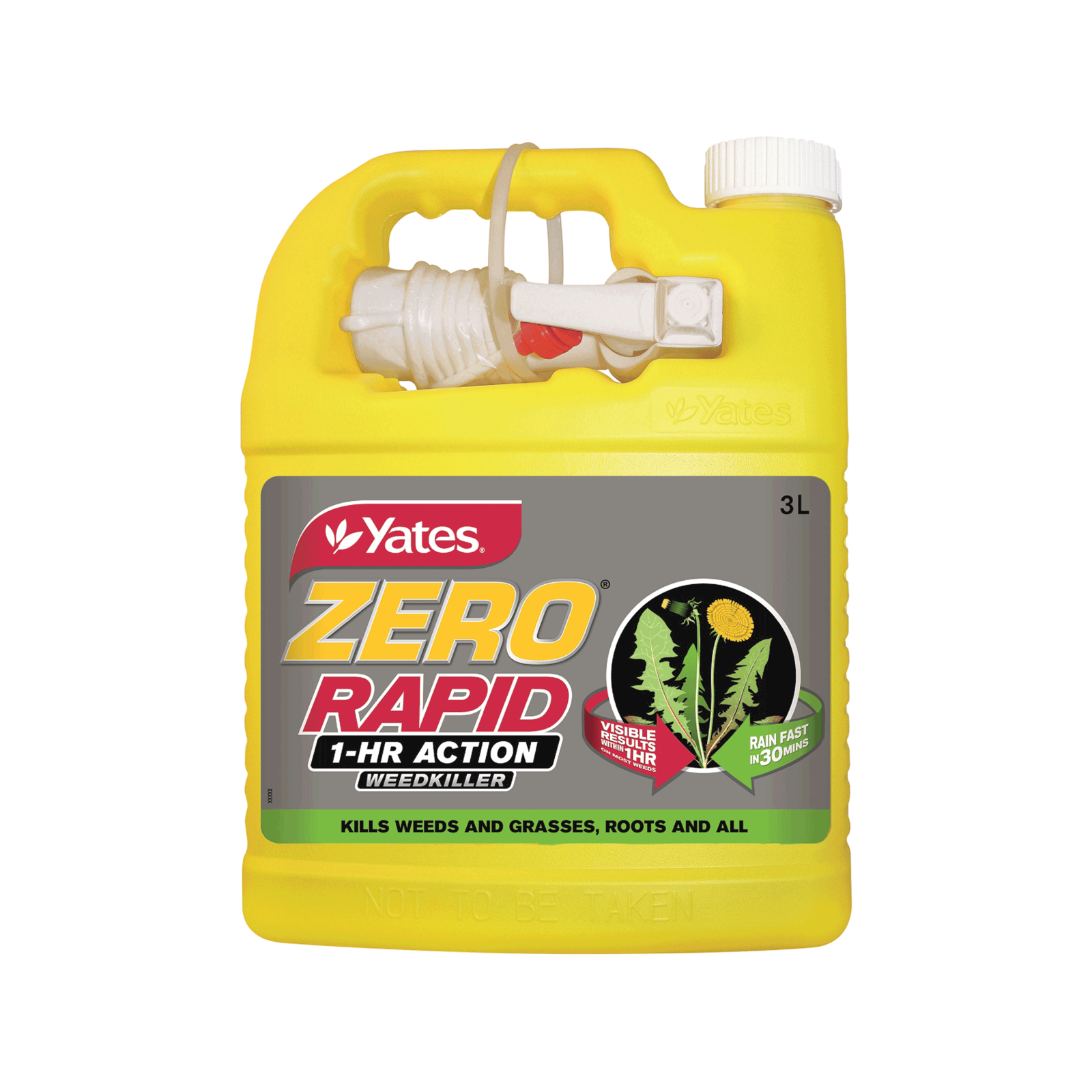 Yates 3L Zero Rapid 1Hour Action Weedkiller Big Gun Bunnings New Zealand