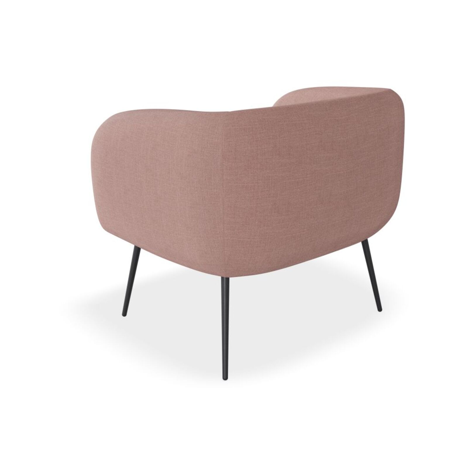 Amour Soft Pink Armchair Brushed Matt Gold Legs Bunnings Australia