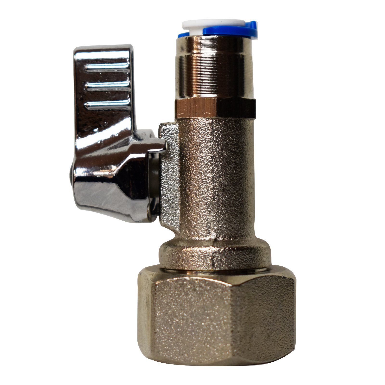 Stefani 1/4" Tubing To Straight Mains Shut Off Valve - Bunnings Australia