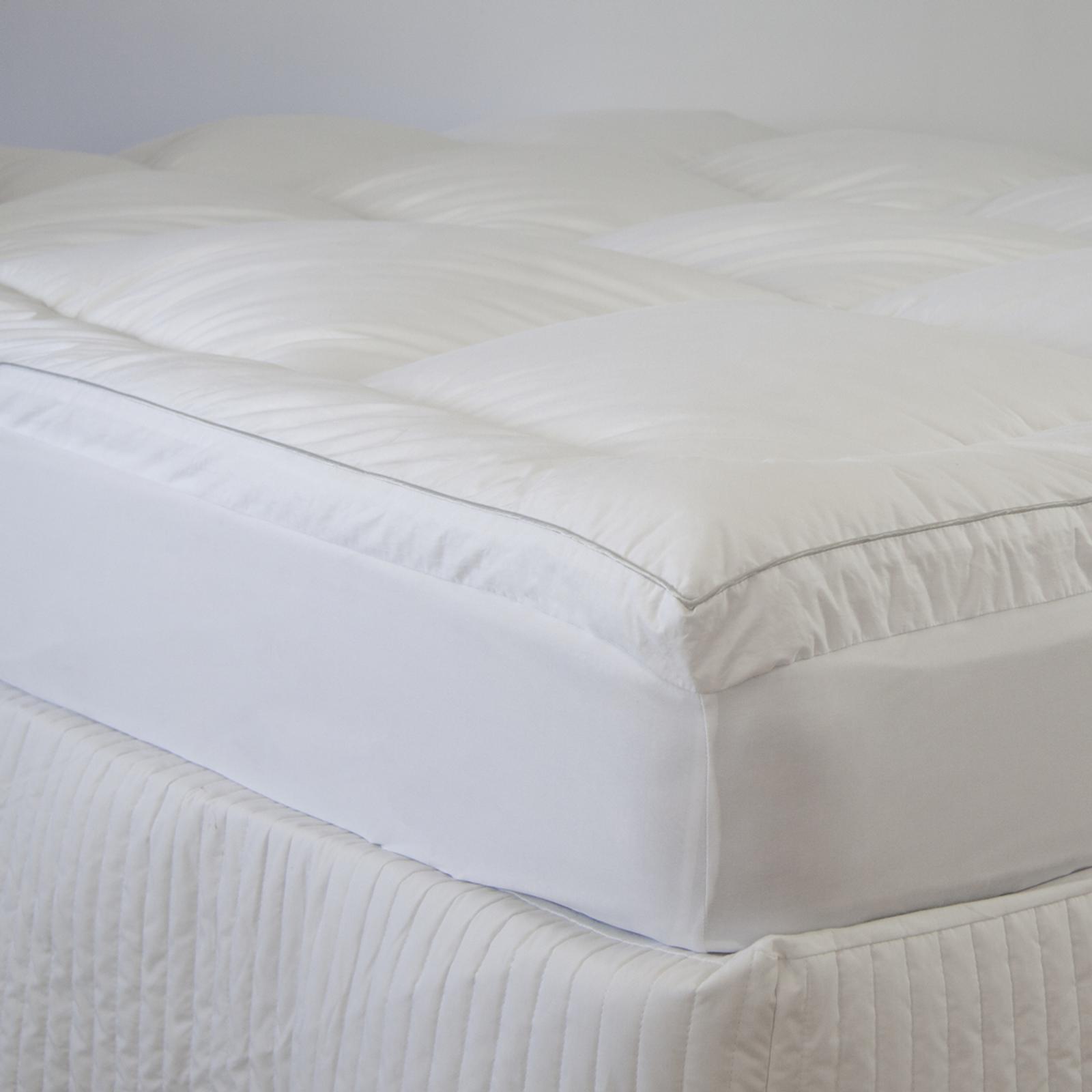 Ardor 1500gsm Ball Fibre Queen Bed Mattress Topper White - Bunnings ...