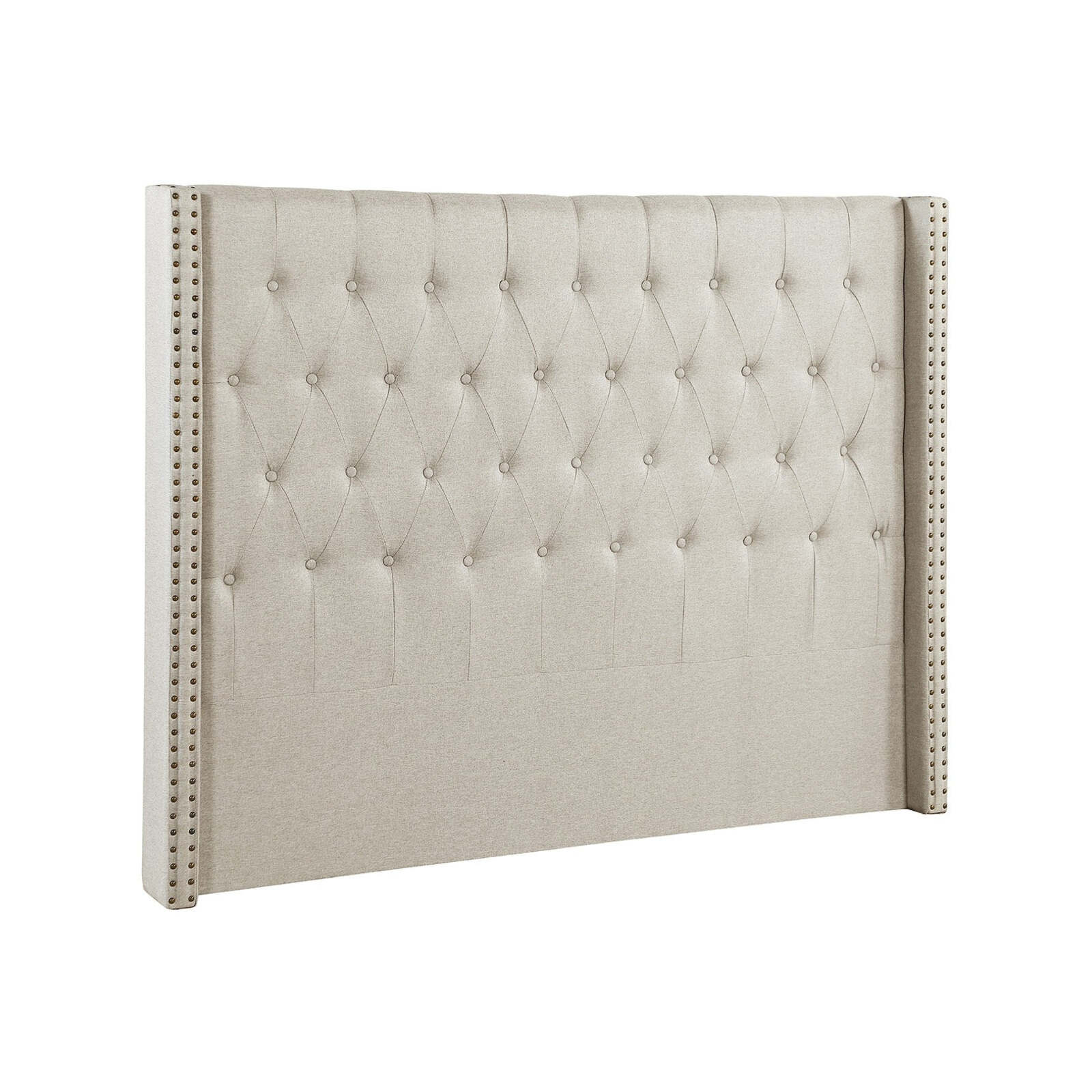 Foret Bed Head Double Size Headboard Bedhead Frame Base Stud Tufted