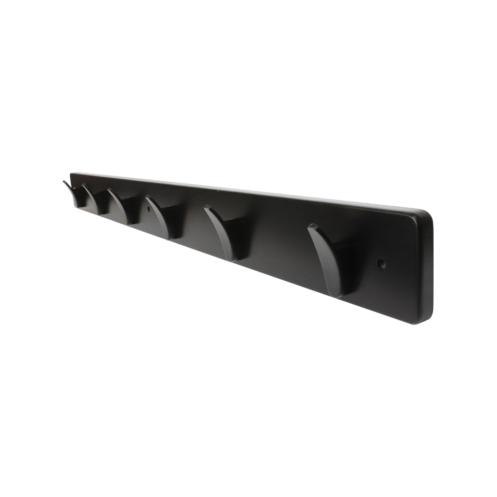 Adoored 95cm Nickel 6 Black Hook Hat And Coat Rack Bunnings Australia