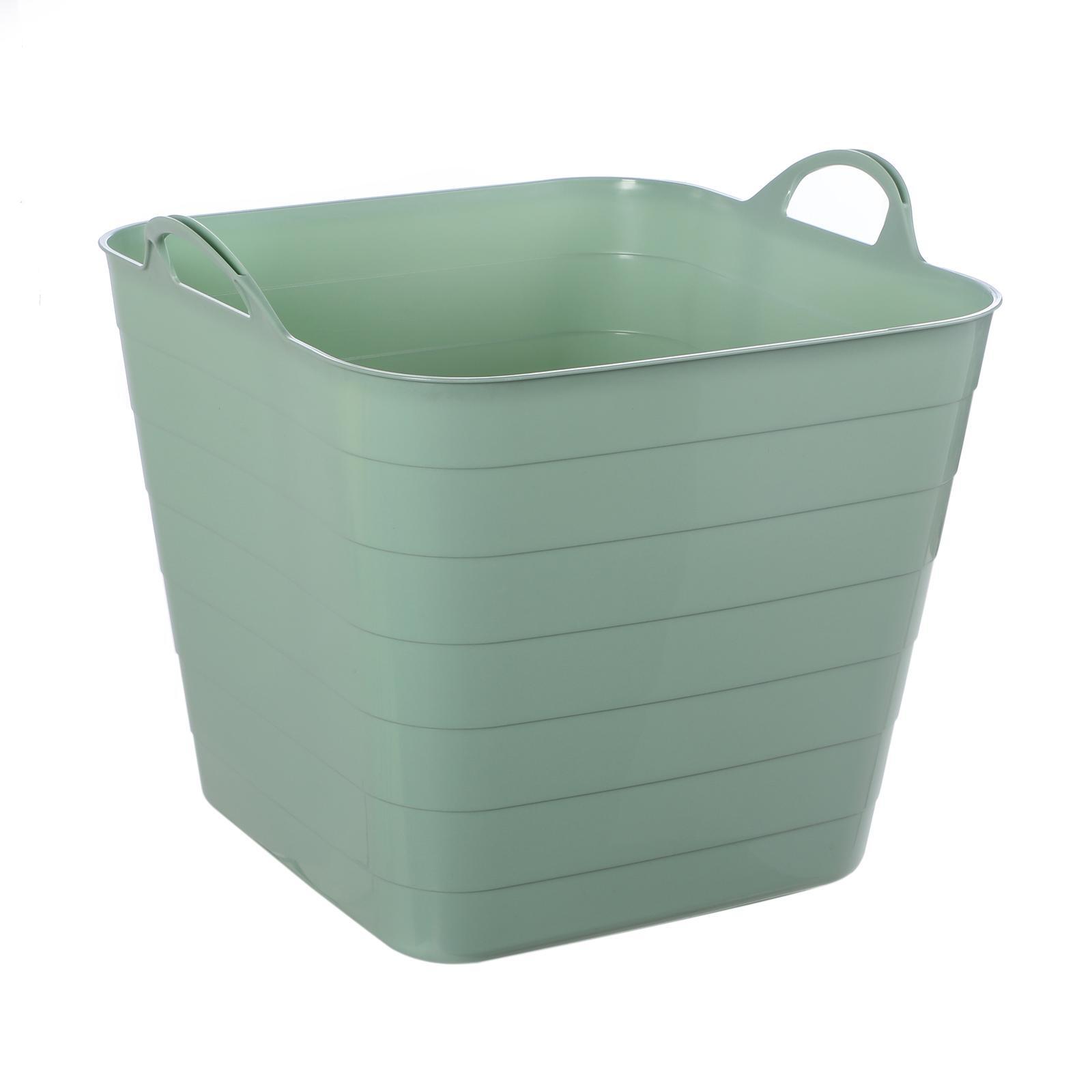Ezy Storage 42L Square Assorted Colour Flexi Storage Tubs Bunnings