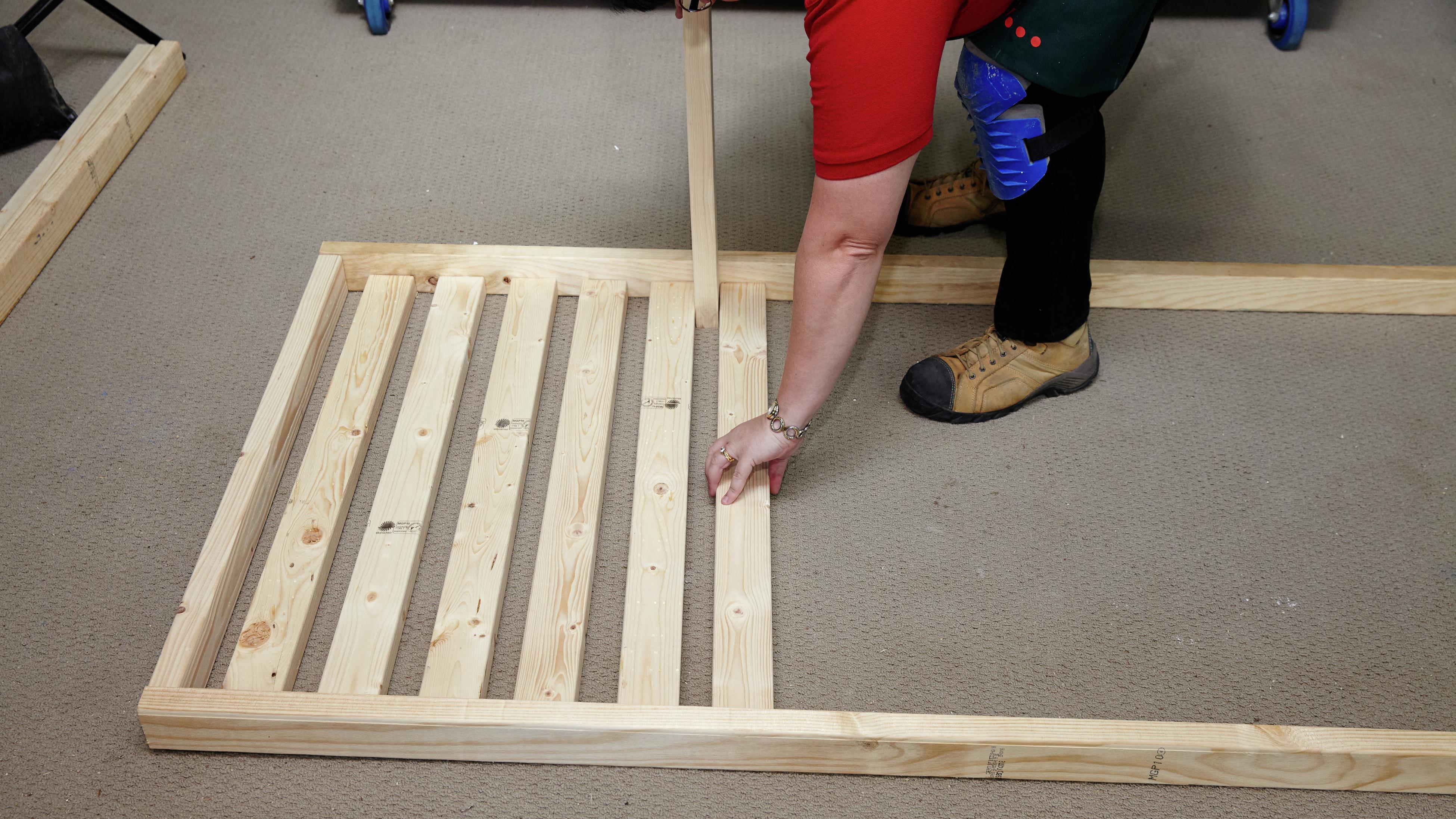 Timber bed on sale slats bunnings