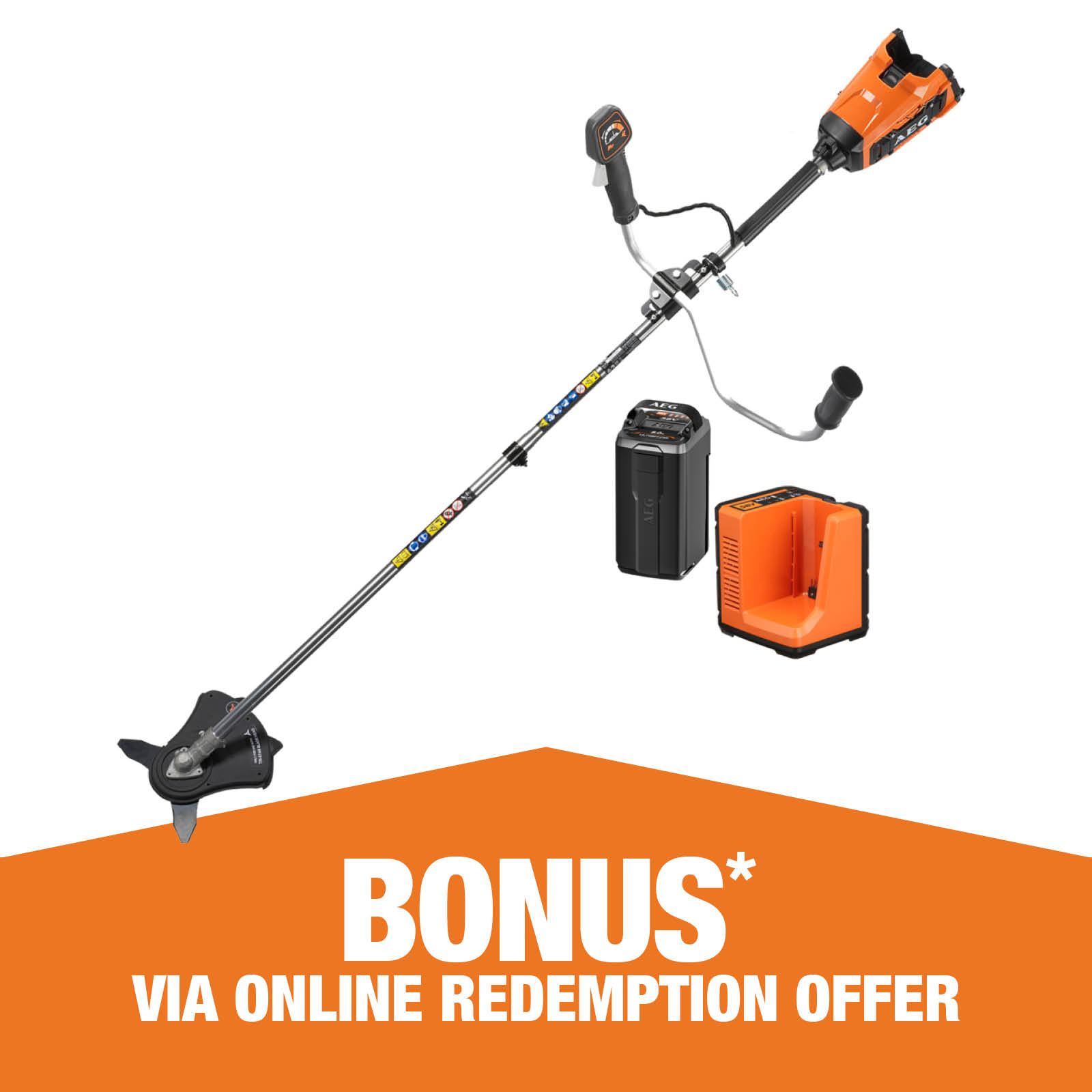 AEG 58V Brushcutter 8.0Ah Ultimate HD Kit A58BCT18U Bunnings Australia